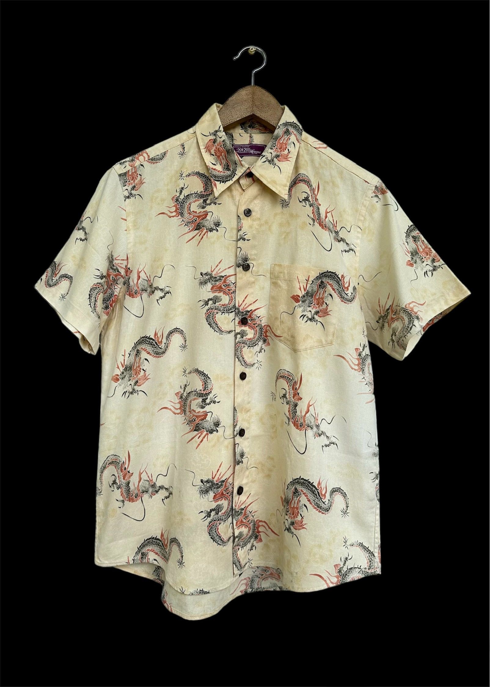 Beauty Beast Rare!! Dragon Plaid Shadow 291295 Specially Selected Printed Size US M / EU 48-50 / 2 - 2 Thumbnail