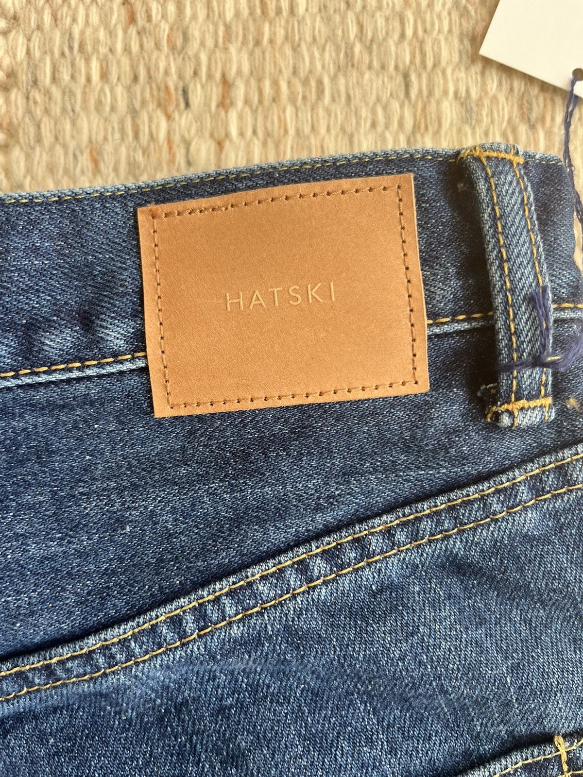 Hatski Hatski Loose Tapered Denim- Blue | Grailed