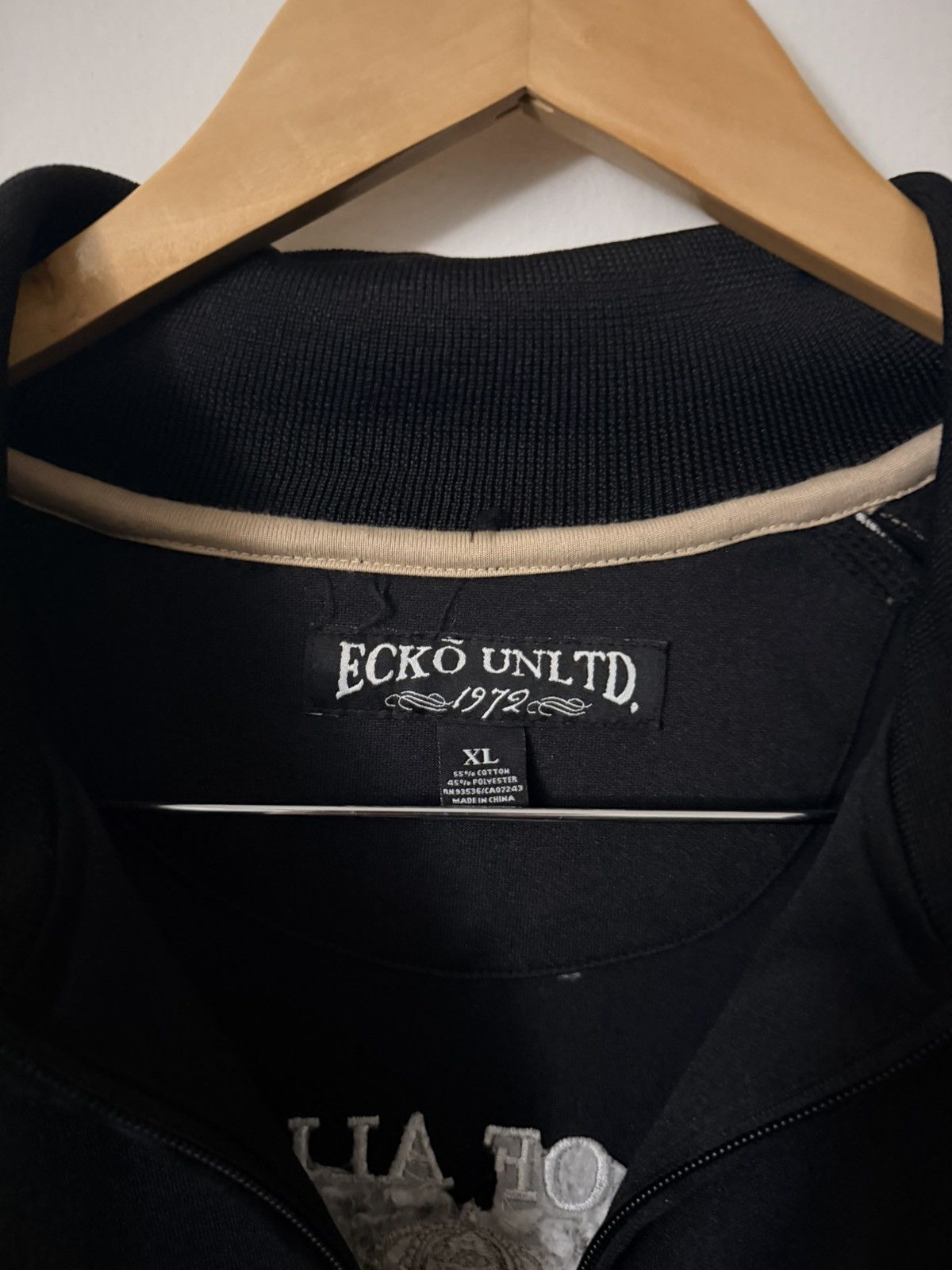 Ecko Unltd. Vintage Black Ecko Untld Track Zipup Grail, Root of All Evil Size US XL / EU 56 / 4 - 7 Thumbnail