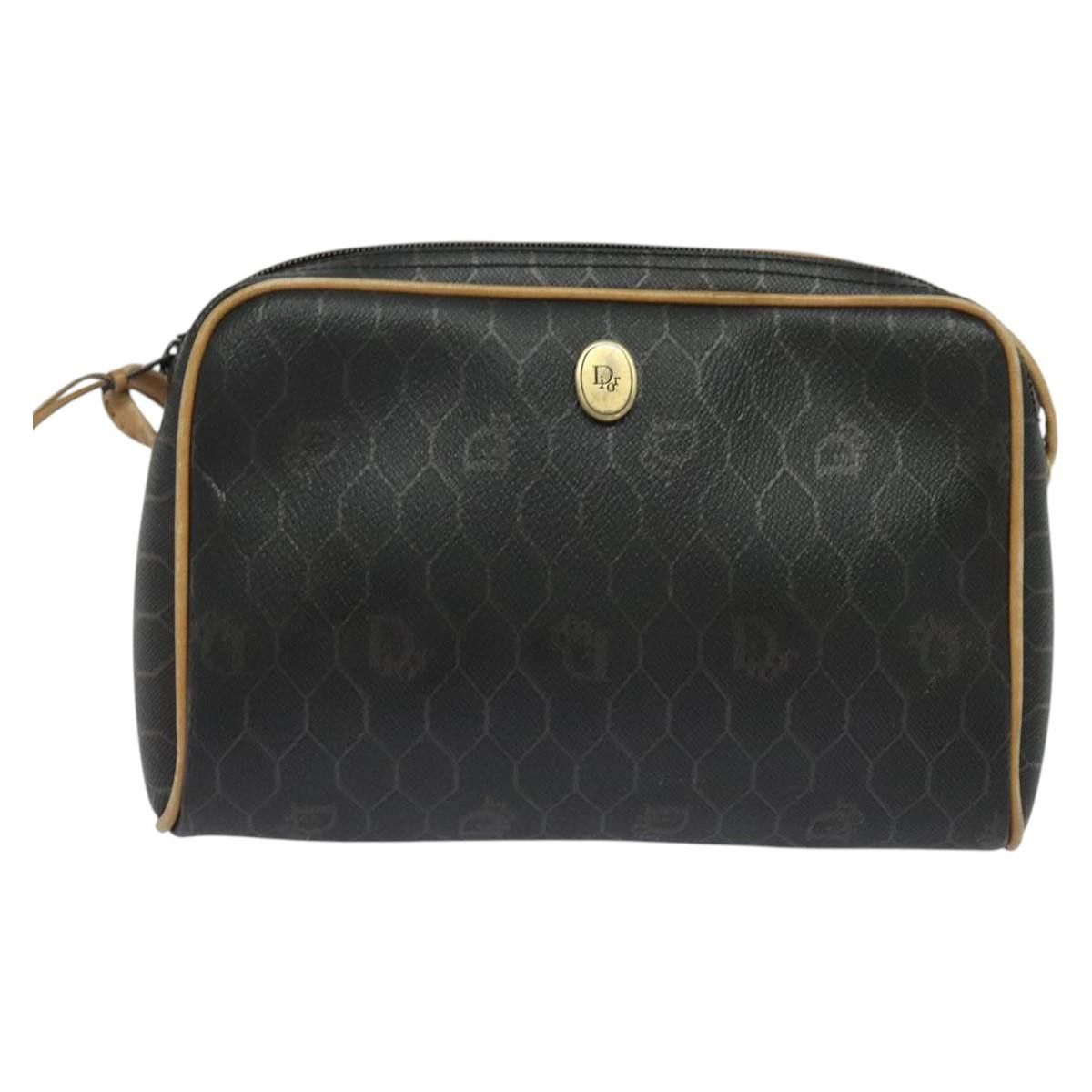 Dior DIOR Honeycomb Canvas Shoulder Bag Pvc Black Size ONE SIZE - 2 Thumbnail