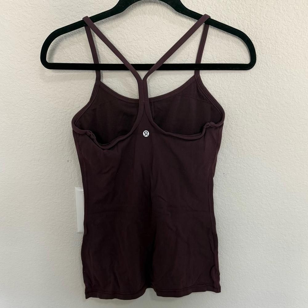 Lululemon Lululemon Power Y Tank *Luon Light Arctic Plum Mauve Size 6 Size M / US 6-8 / IT 42-44 - 4 Thumbnail