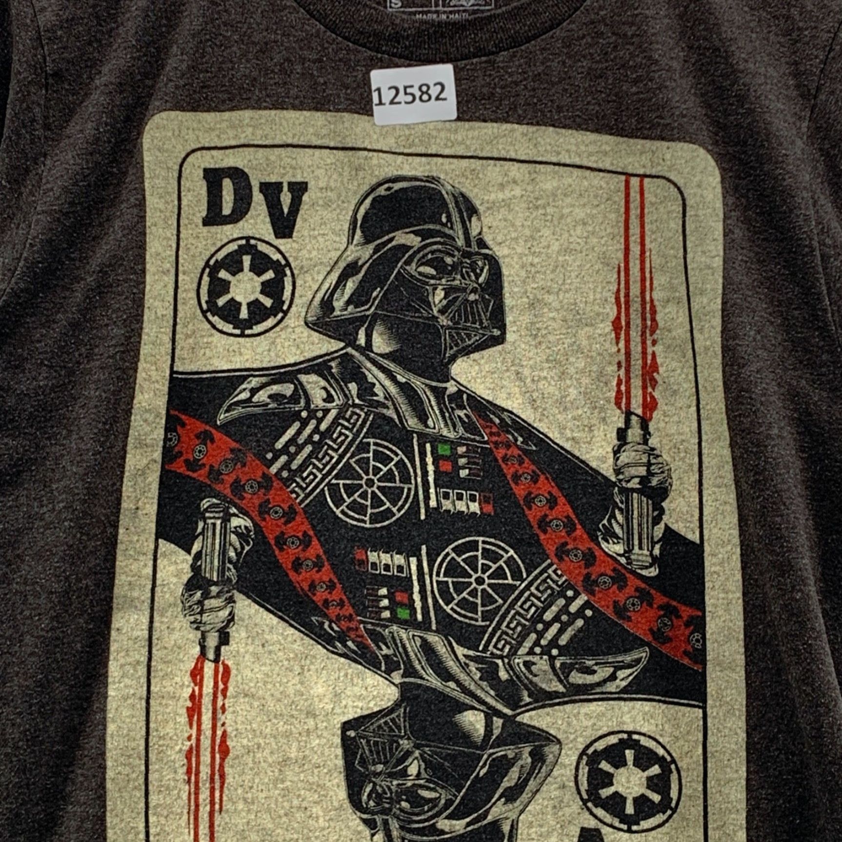 Star Wars Star Wars Shirt Small Men Darth Vader Card Graphic Short Sleeve Black S Size US S / EU 44-46 / 1 - 7 Thumbnail
