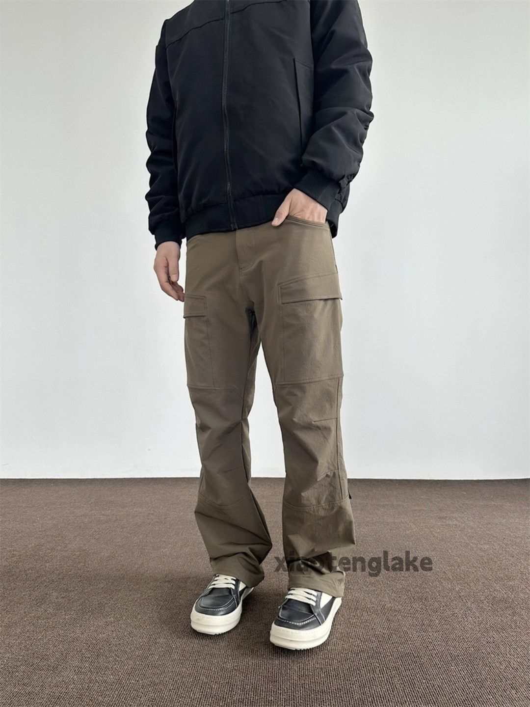 Designer Unisex outdoor punk hiphop loose baggy cargo pants Size US 32 / EU 48 - 7 Thumbnail