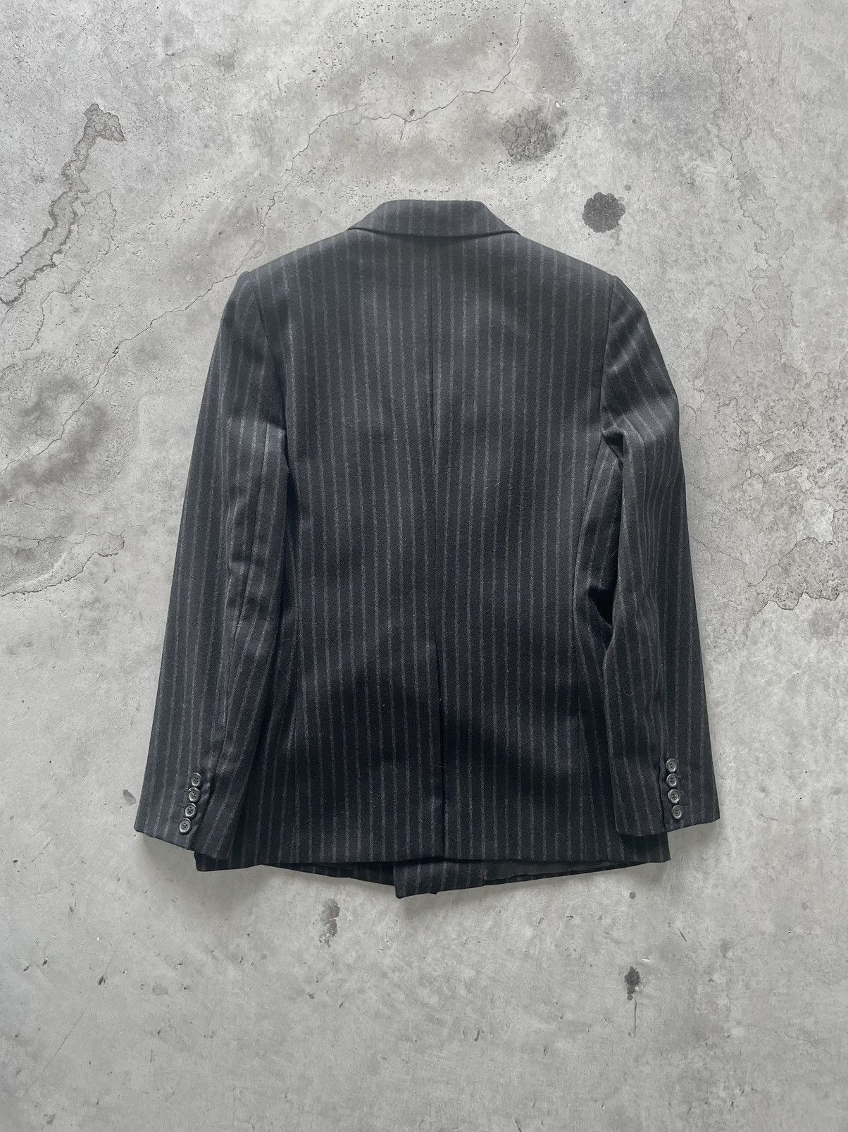 Hedi Slimane Dior Homme AW04 “VTOC” Pinstripe Jacket Size 42R - 3 Thumbnail