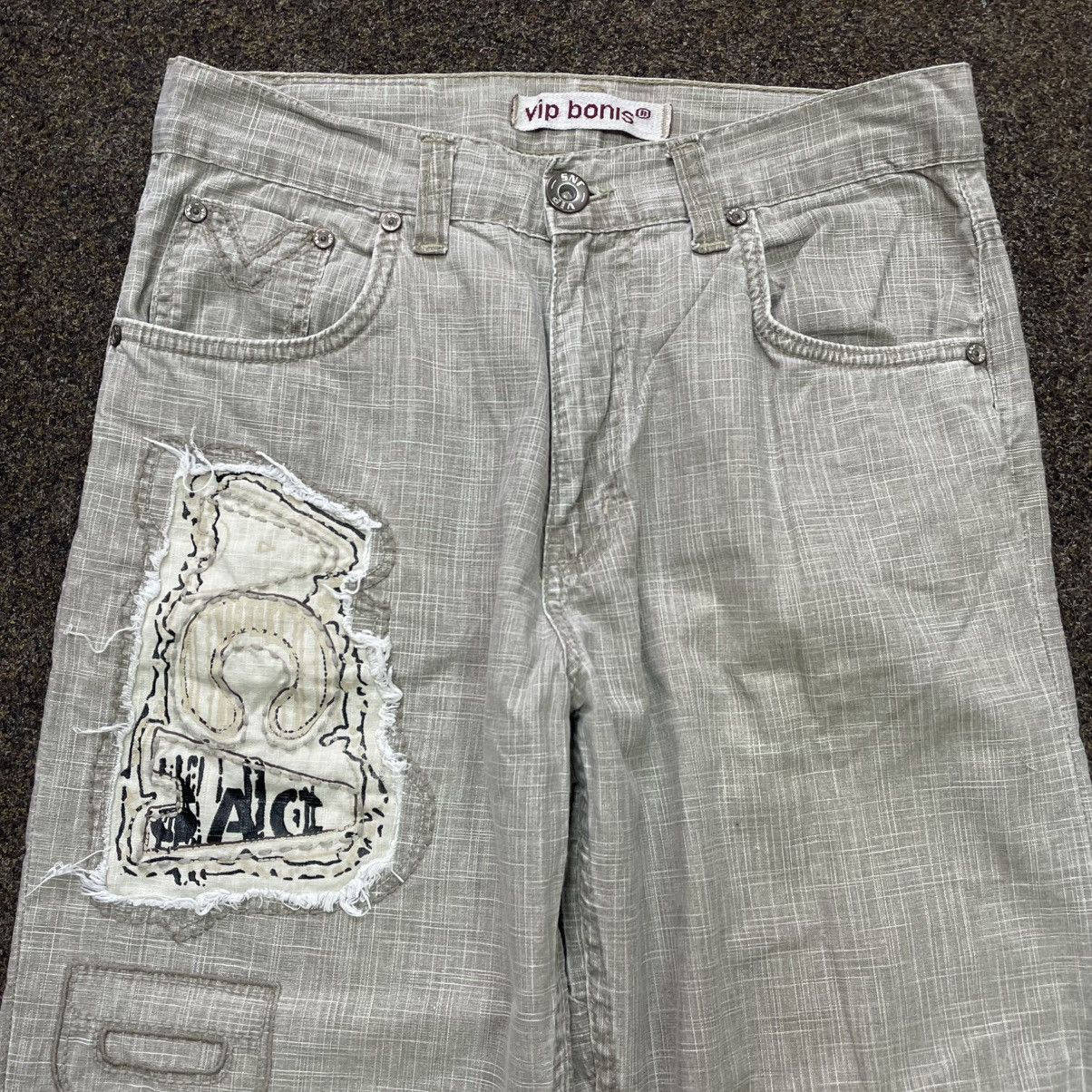 Vintage Vintage Y2K Baggy Cargo Pants Distressed Skate Streetwear Size 32" / US 10 / IT 46 - 4 Thumbnail