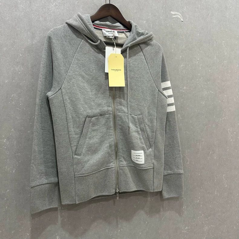 Thom Browne Thom Browne Gray zipper jacket and hoodie Size US M / EU 48-50 / 2 - 3 Thumbnail