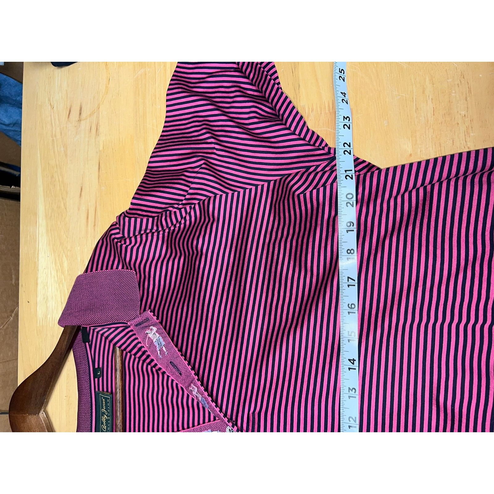 Bobby Jones Bobby Jones Golf Polo Collection Pink Black Golfing Large Size US L / EU 52-54 / 3 - 8 Thumbnail