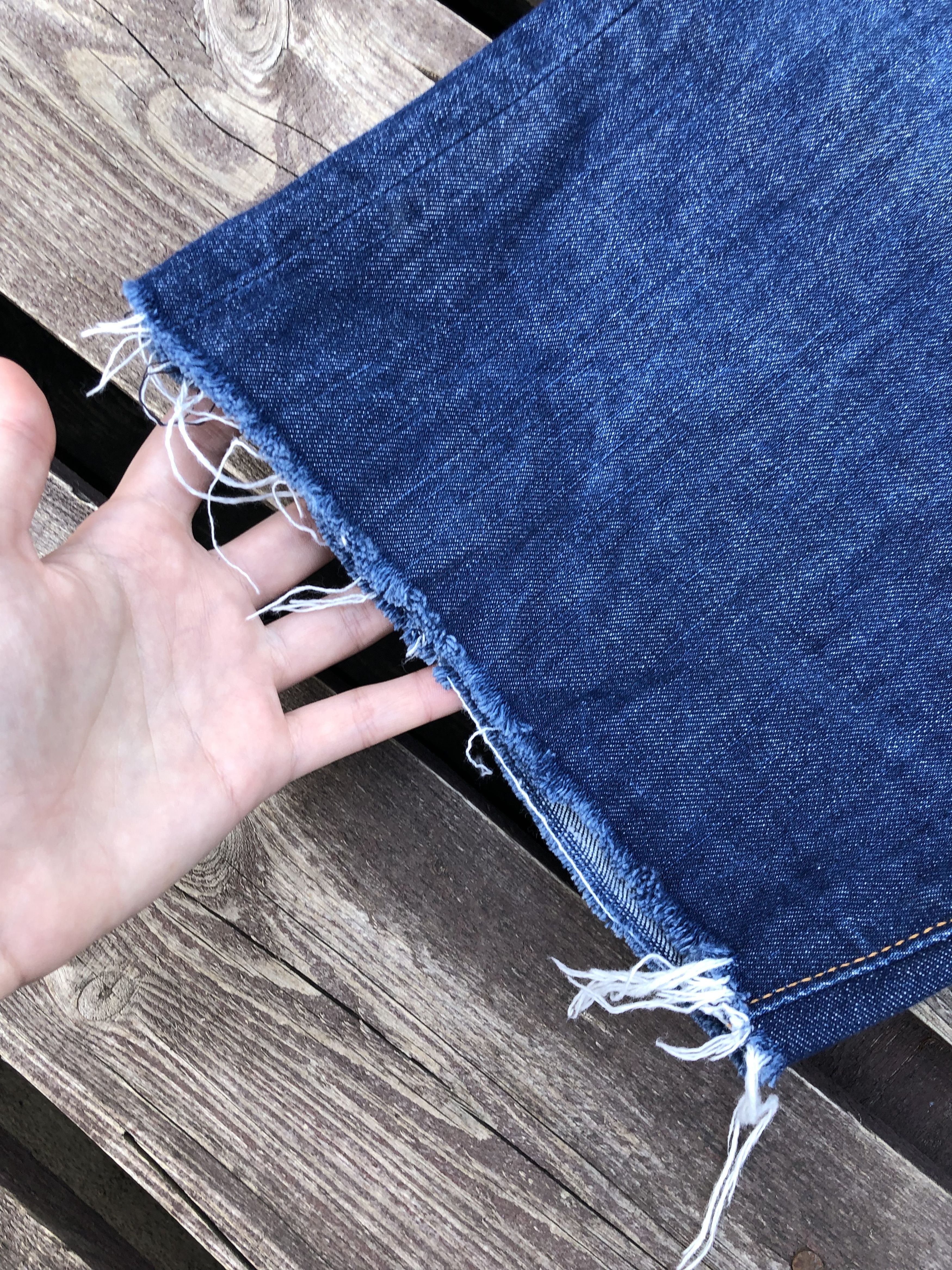 Levi's Vintage 2000s Levi’s 508 Custom Cut Denim Shorts Size W34 Size US 34 / EU 50 - 8 Thumbnail