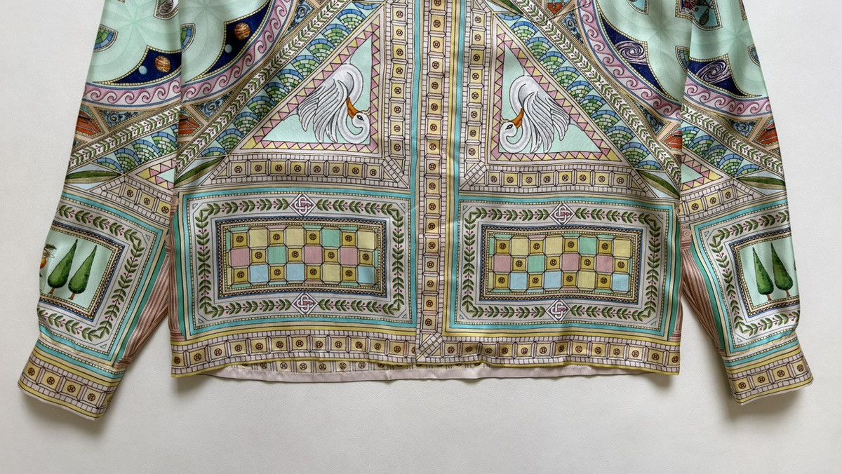 Casablanca ‘Le Labyrinthe’ Patterned Pastel Silk Shirt Size US M / EU 48-50 / 2 - 9 Thumbnail