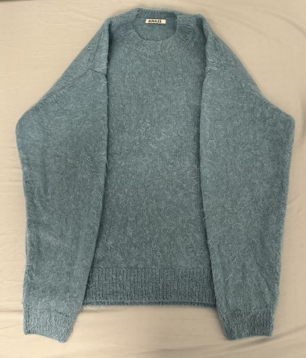 Auralee Auralee Super Kid Mohair Knit Sweater | Grailed