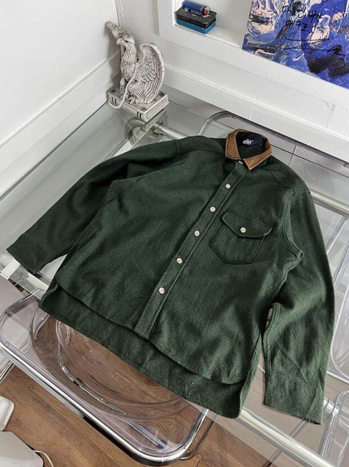 Woolrich Woolen Mills 90's woolrich hunting shirts Size US L / EU 52-54 / 3 - 1 Thumbnail