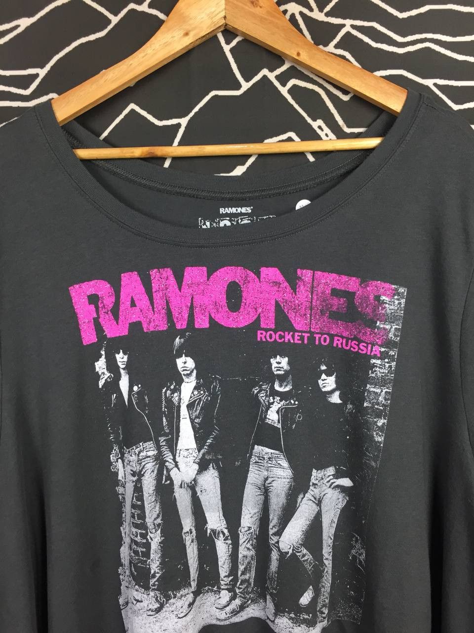 Band Tees Ramones Rocket To Russia Oversized Graphic Dolman Tee Size XXL / US 16-18 / IT 52-54 - 3 Thumbnail