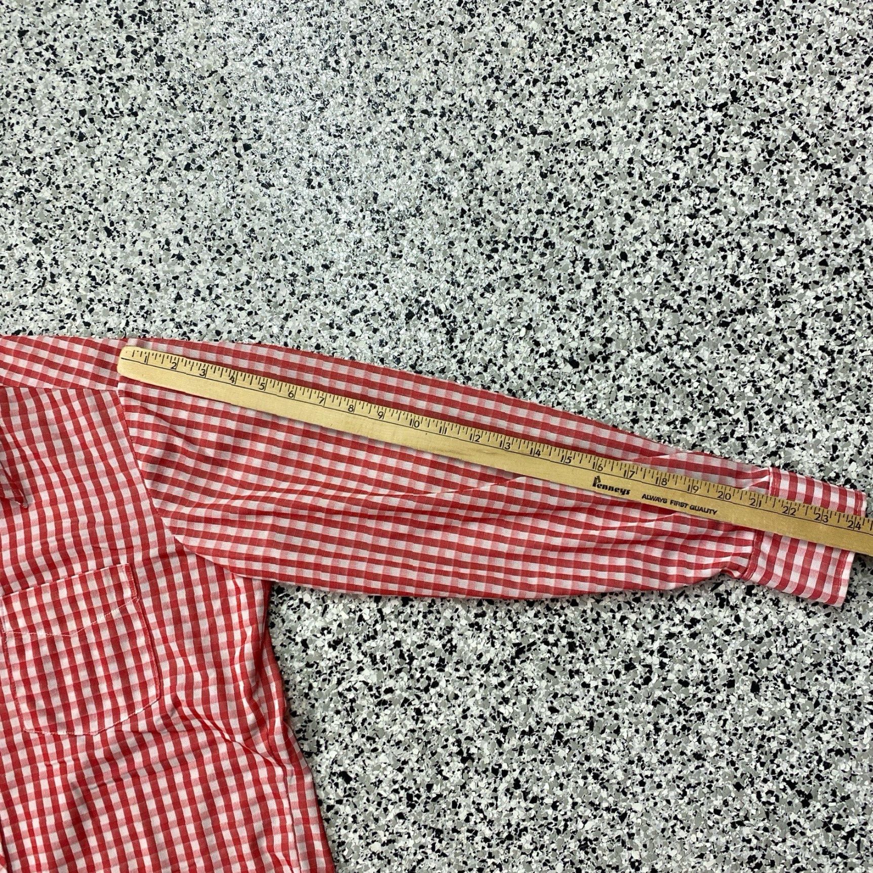 Vintage VINTAGE Campus Dagger Collar Disco Shirt Medium Red Geometric Print 70s button-up Mens Size US M / EU 48-50 / 2 - 4 Thumbnail
