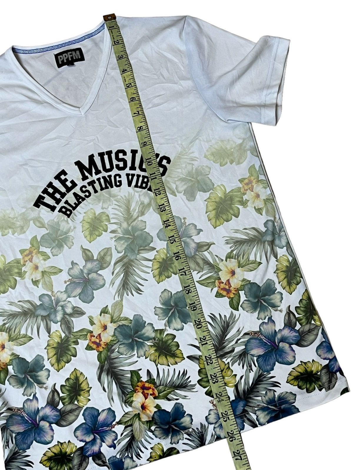 PPFM PPFM THE MUSIC’S BLASTING VIBE B-NECK TEE SHIRT Size US S / EU 44-46 / 1 - 6 Thumbnail