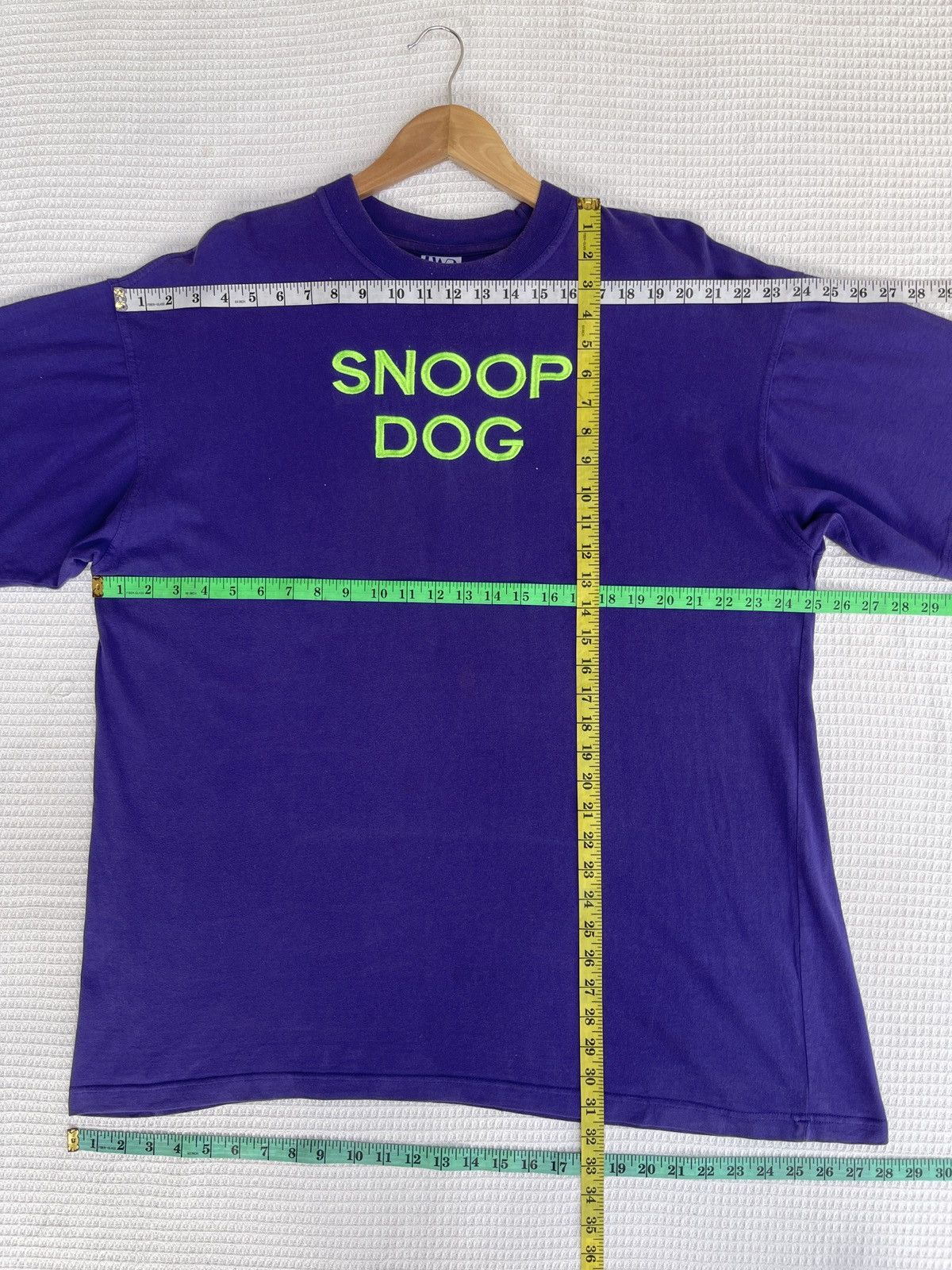 Snoop Dogg Rare🔥Vintage Snoop Dog Spell Out Embroidery Tee Size US XXL / EU 58 / 5 - 7 Thumbnail