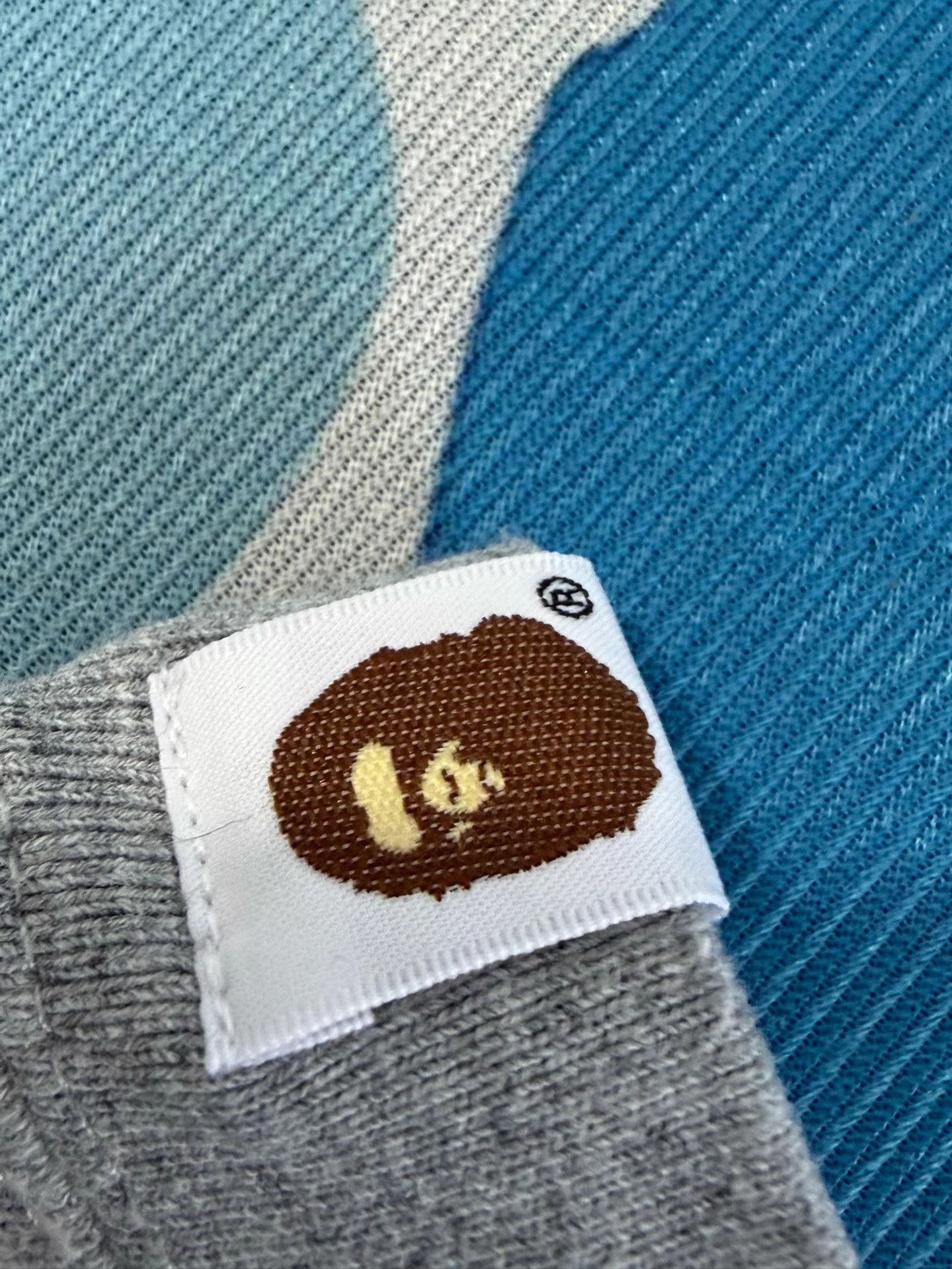 Bape Bape Ape Head Camo Color Block Short Sleeve Sweatshirt Size US M / EU 48-50 / 2 - 4 Thumbnail