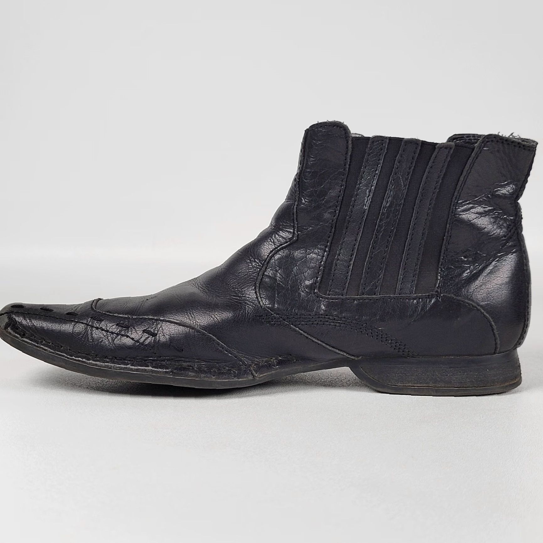 Guess Guess Boots Boots Men’s Size 10.5 Black Distressed Leather Casual Size US 11 / EU 44 - 5 Thumbnail