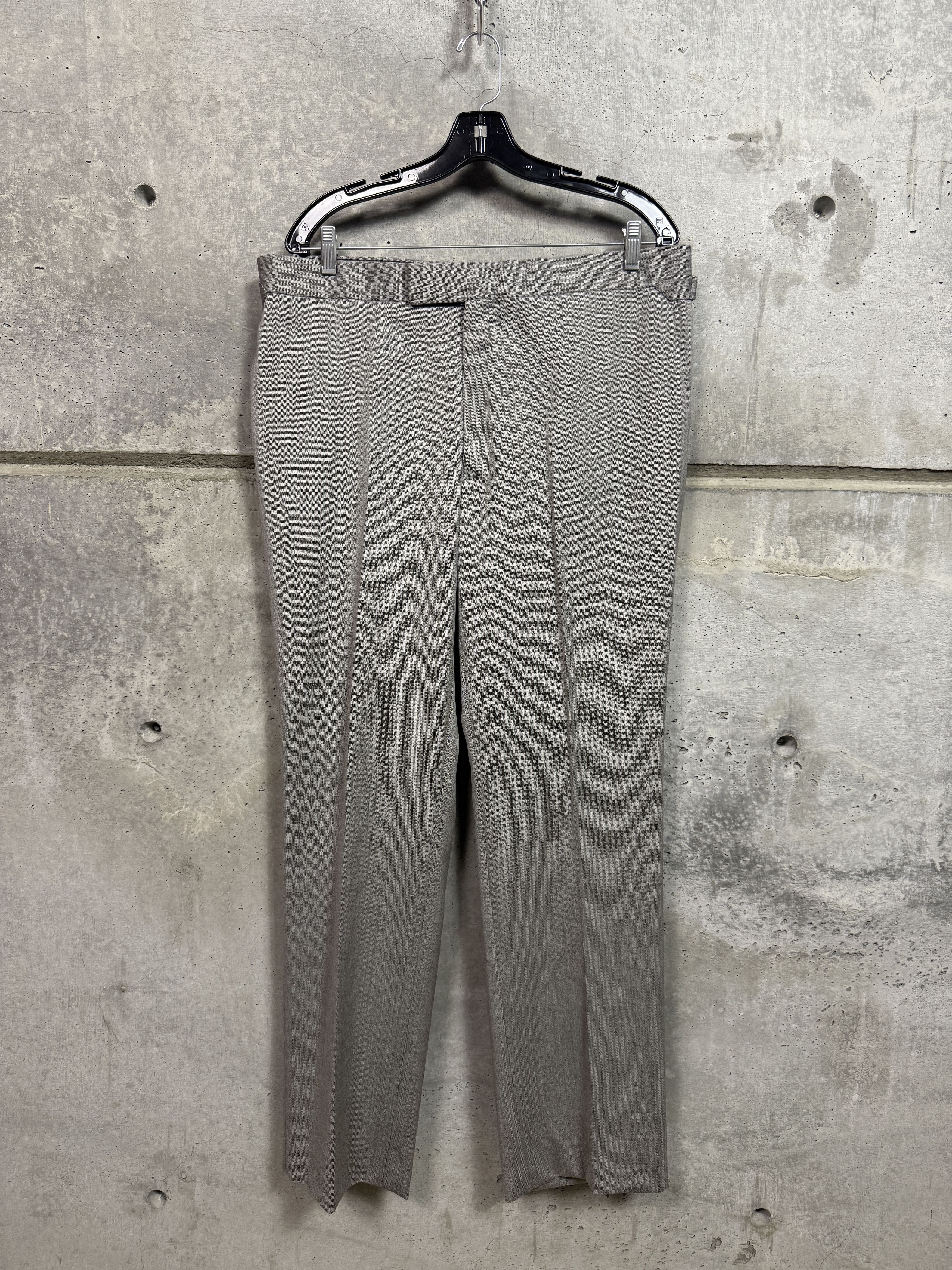 Kingsman Kingsman Conrad Herringbone Wool Suit Trousers Size US 38 / EU 54 - 6 Thumbnail