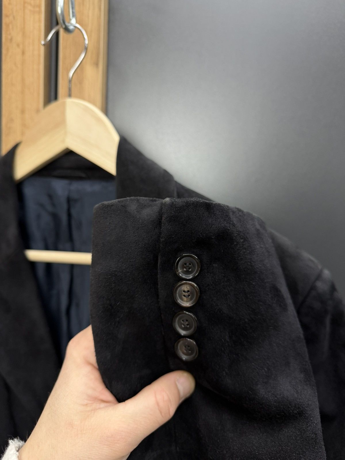 Mandelli Enrico Mandelli Suede Leather Blazer Jacket Size 48 Size US M / EU 48-50 / 2 - 7 Thumbnail