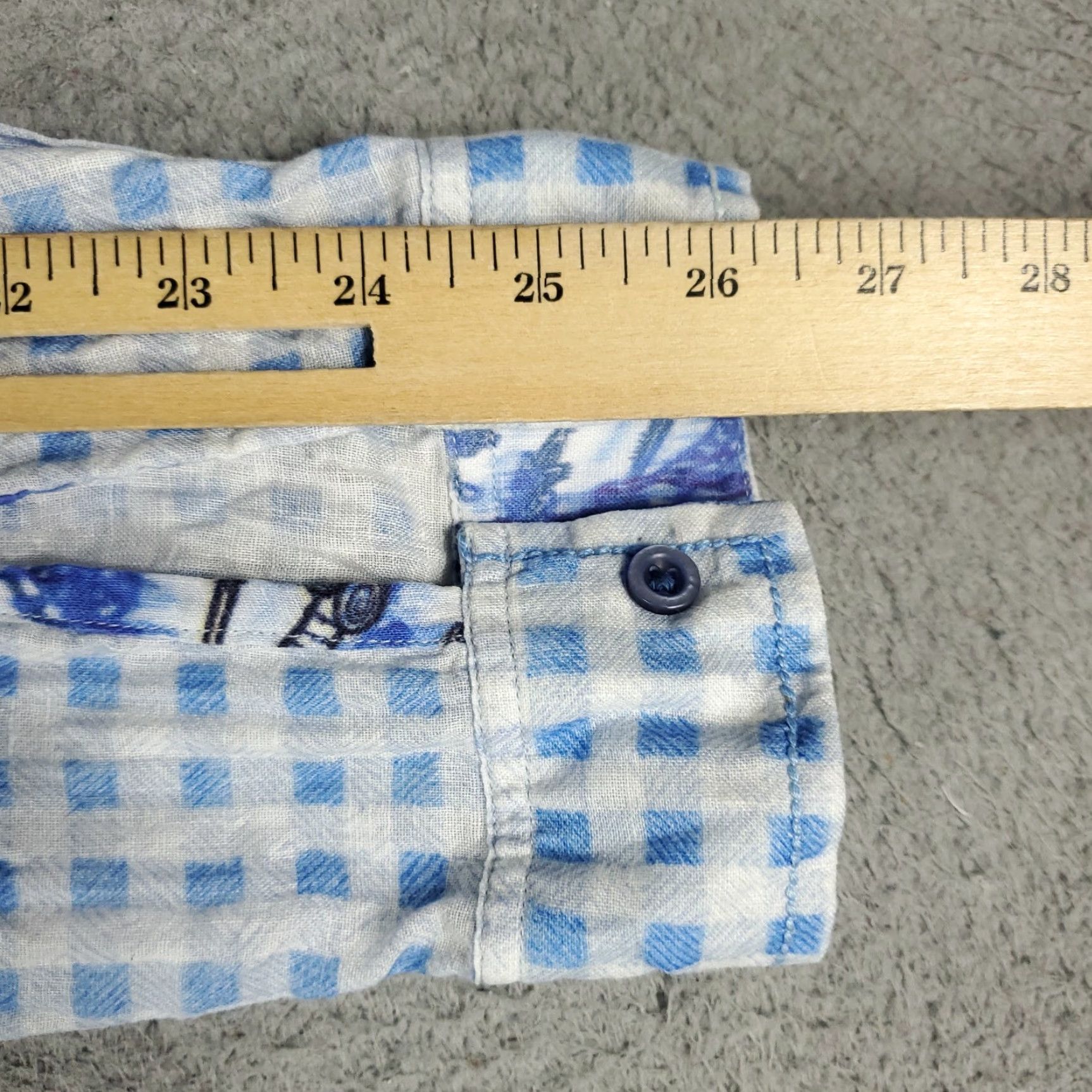Robert Graham Robert Graham Shirt Mens XL Blue White Check Flannel Button Up Classic Fit Size US XL / EU 56 / 4 - 7 Thumbnail
