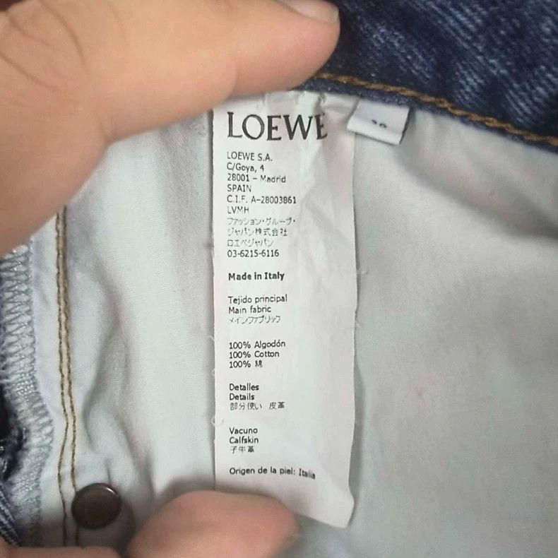 Loewe Loewe Irregular jeans Size 25" / US 0 / IT 36 - 4 Thumbnail