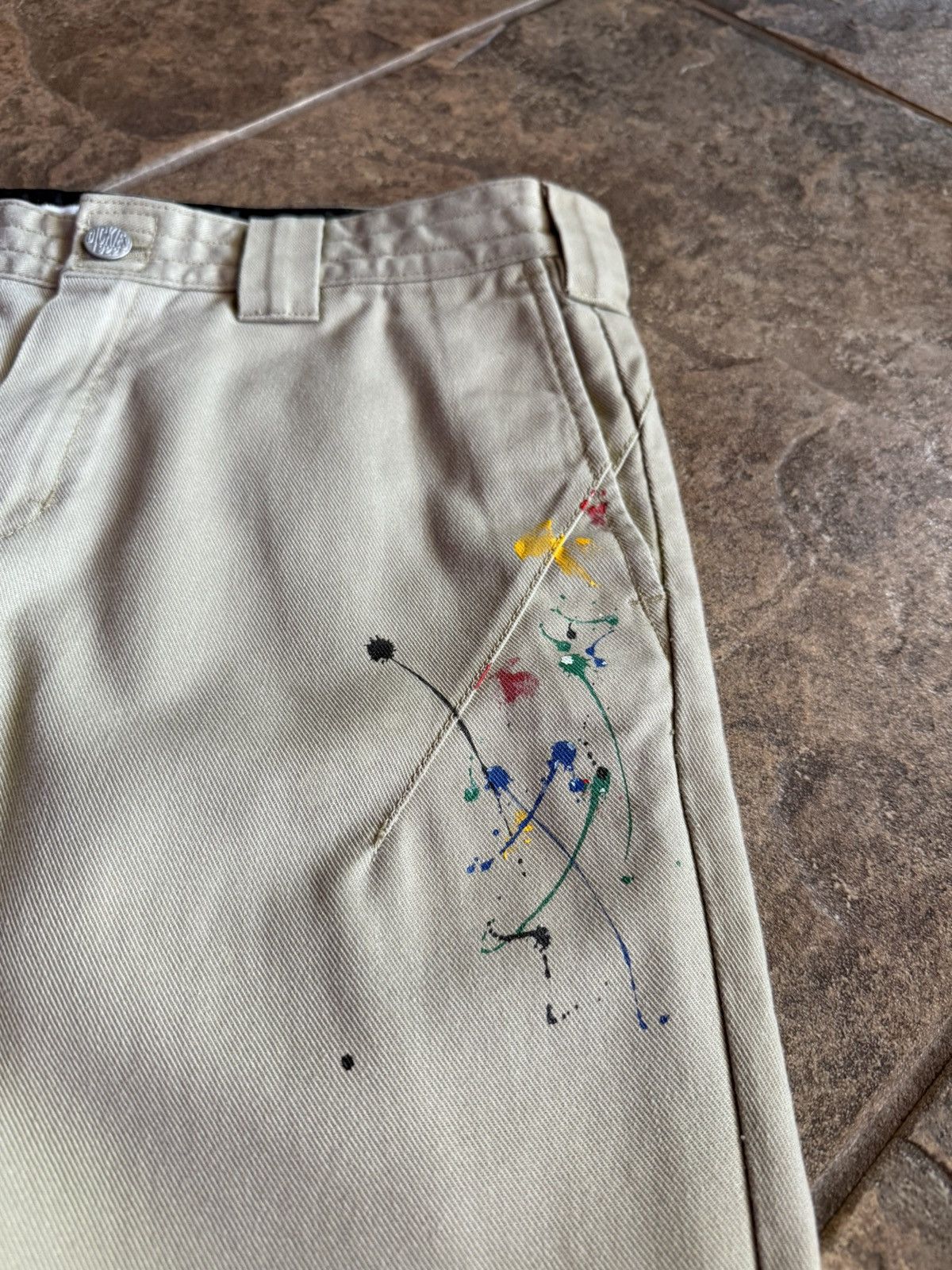Number (N)ine Number (N)ine Paint Splatter Dickies Size US 32 / EU 48 - 2 Thumbnail