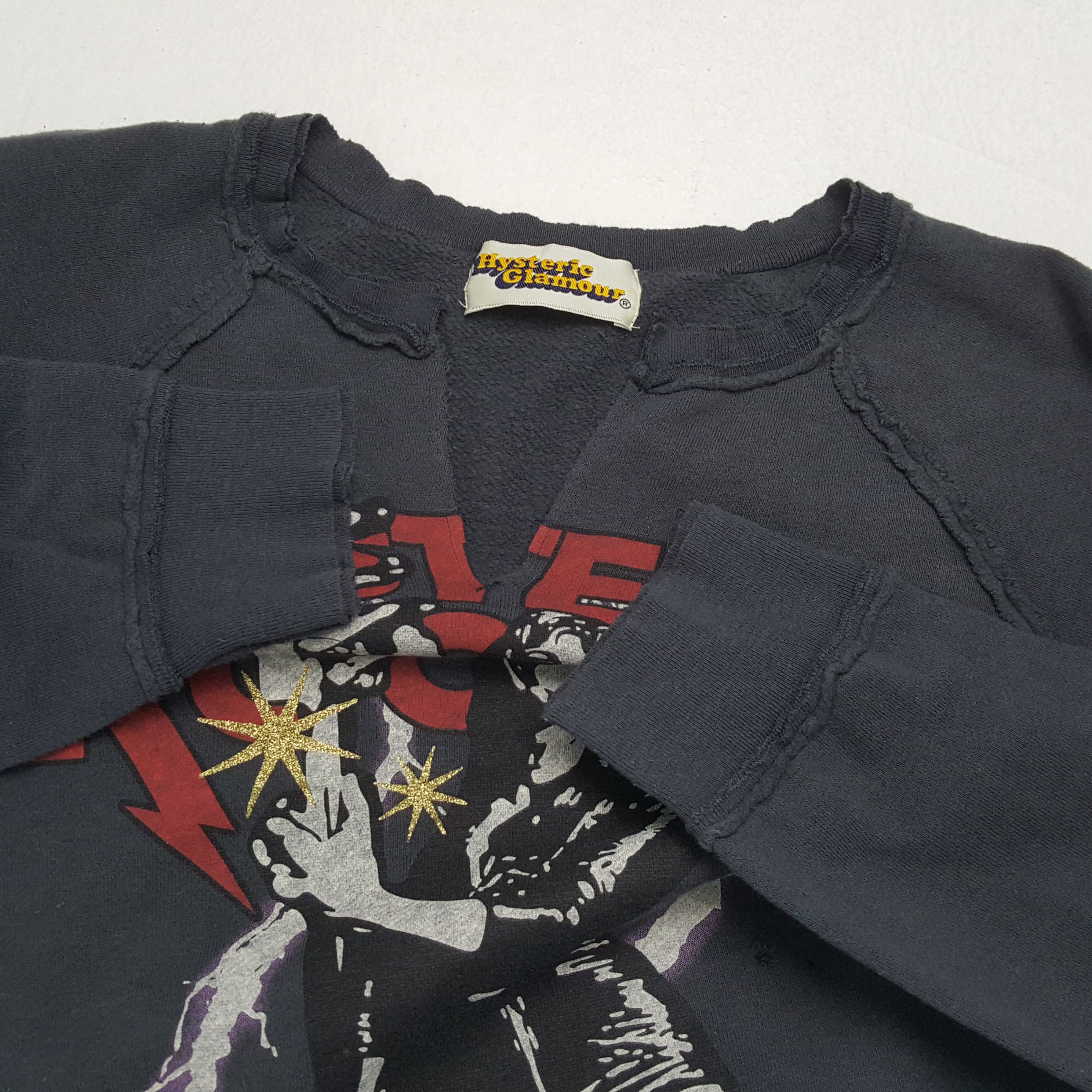 Hysteric Glamour × Japanese Brand × Vintage HYSTERIC GLAMOUR Japanese Brand Rock Style Sweatshirt Size S / US 4 / IT 40 - 10 Thumbnail