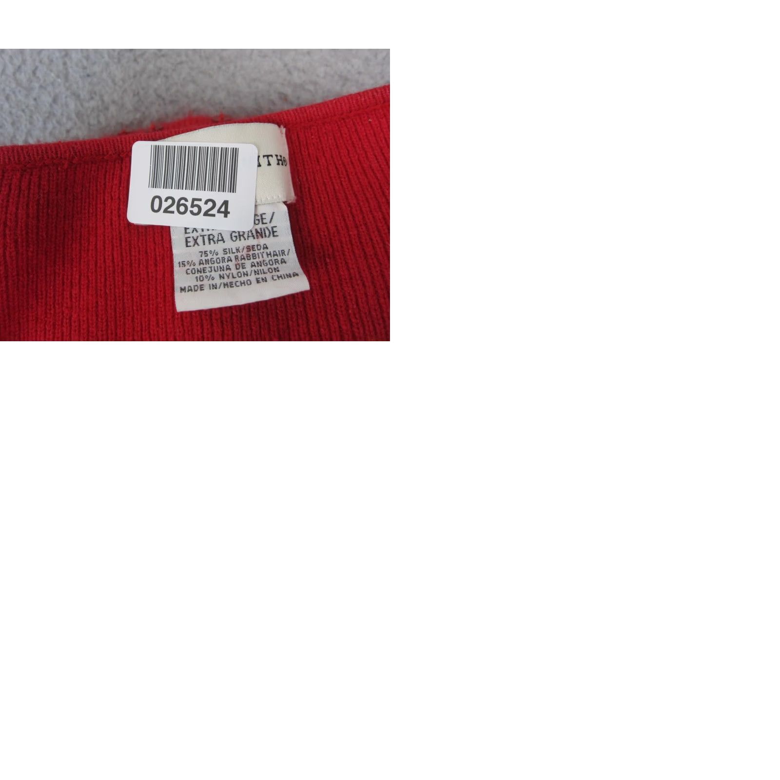 Vintage VINTAGE Jaclyn Smith Sweater Womens XL Red Sequin Silk Angora 90s Size XL / US 12-14 / IT 48-50 - 9 Thumbnail