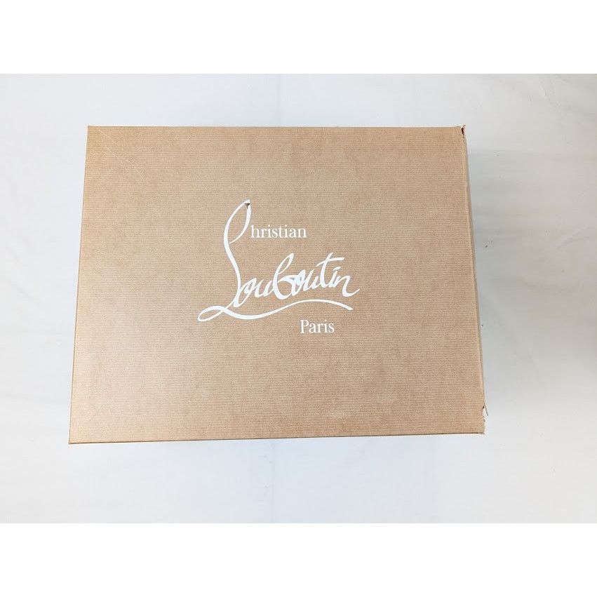 Christian Louboutin o1rshd1 Louis Orlato Flat Hi-Top Sneakers in Black/Silver Size US 12 / EU 45 - 18 Thumbnail