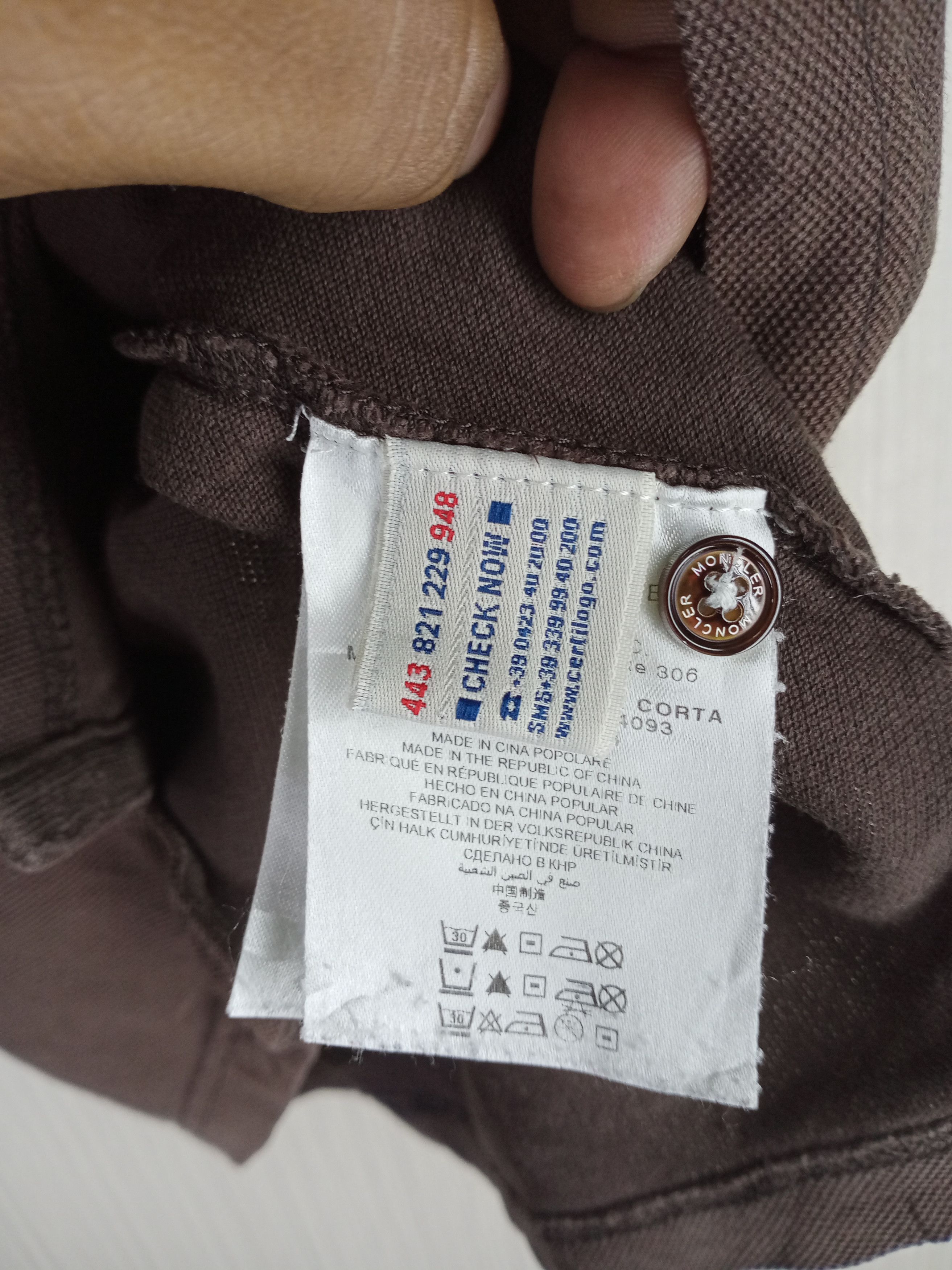 Moncler Moncler Maglia Polo Manica Corta Polo Shirt Size US M / EU 48-50 / 2 - 8 Thumbnail