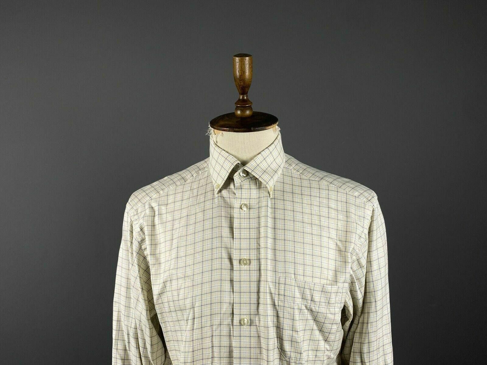 Eton Men Eton Ganghester White Check Button Up Shirt Size 42/16.5 Size US M / EU 48-50 / 2 - 2 Thumbnail