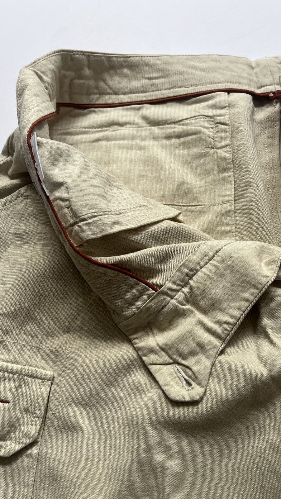 Loro Piana Loro Piana Beige Cotton Mens Shorts Size US 44 / EU 60 - 8 Thumbnail