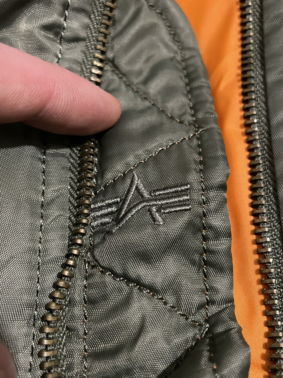 Alpha Industries Alpha Industries MA-1 50th Anniversary Top Gun bomber Size US L / EU 52-54 / 3 - 6 Thumbnail
