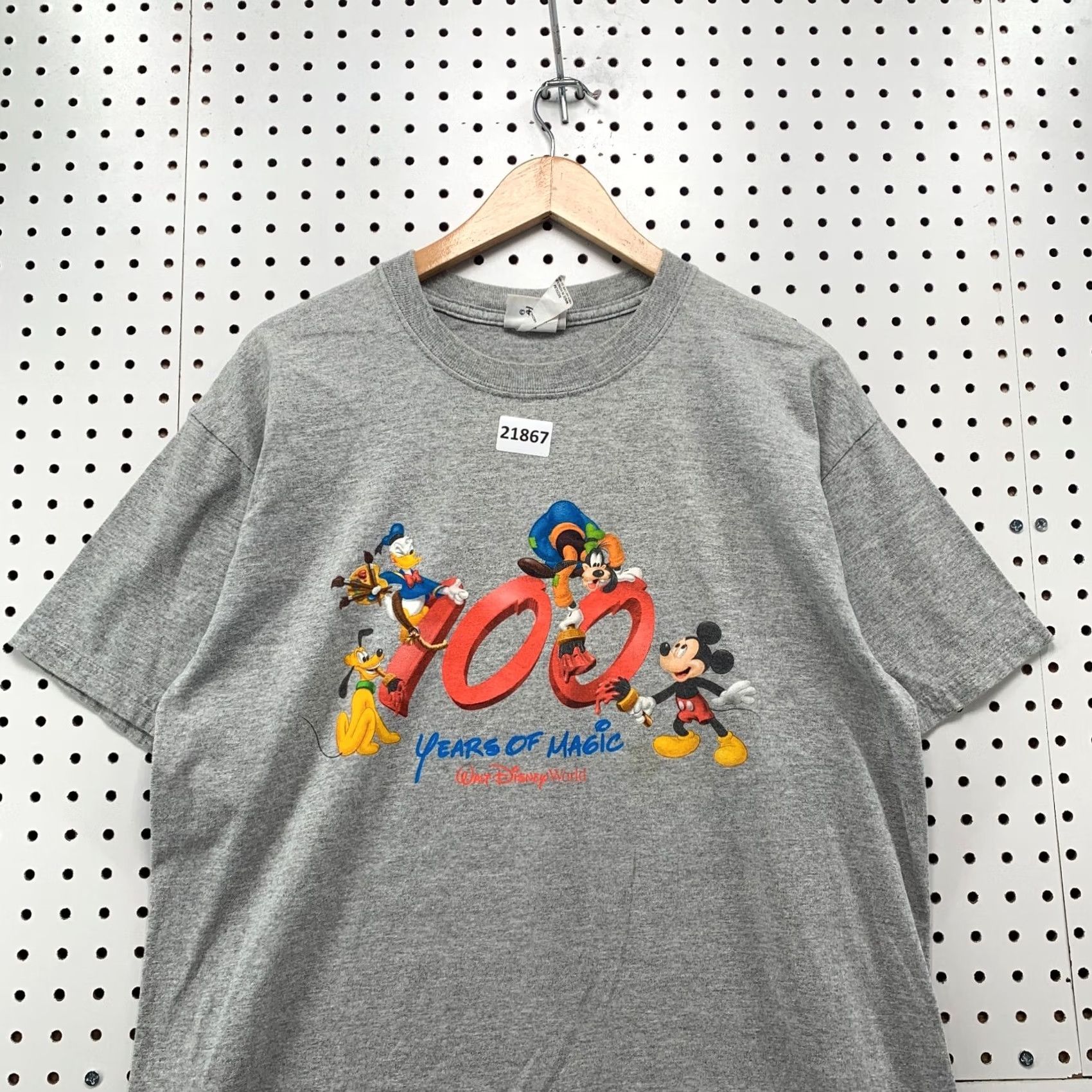 Disney VINTAGE Disney Shirt Gray 100 Years Of Noguchi Mens Medium Cartoon Tee Shirt Size US M / EU 48-50 / 2 - 5 Thumbnail