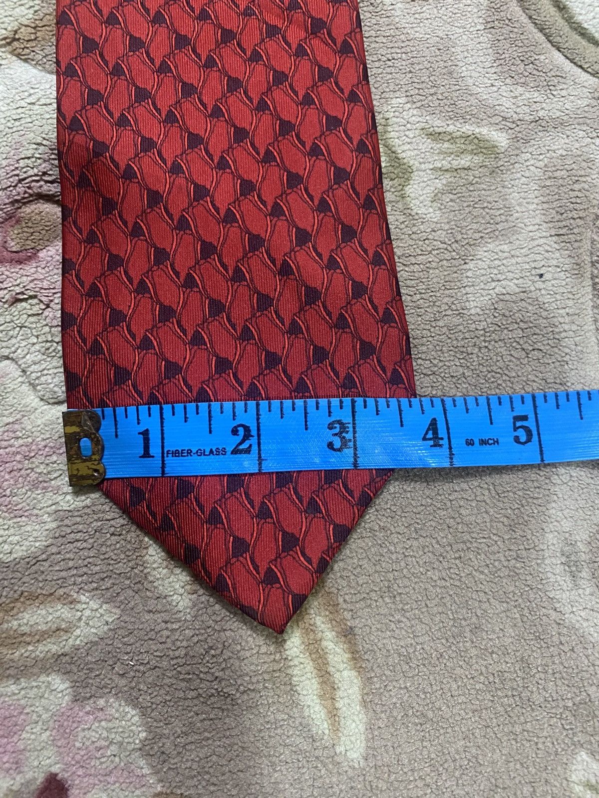Designer × Gucci × Other Gucci Tie Necktie Designer Luxury Red Stirrups Equestrian Size ONE SIZE - 8 Thumbnail
