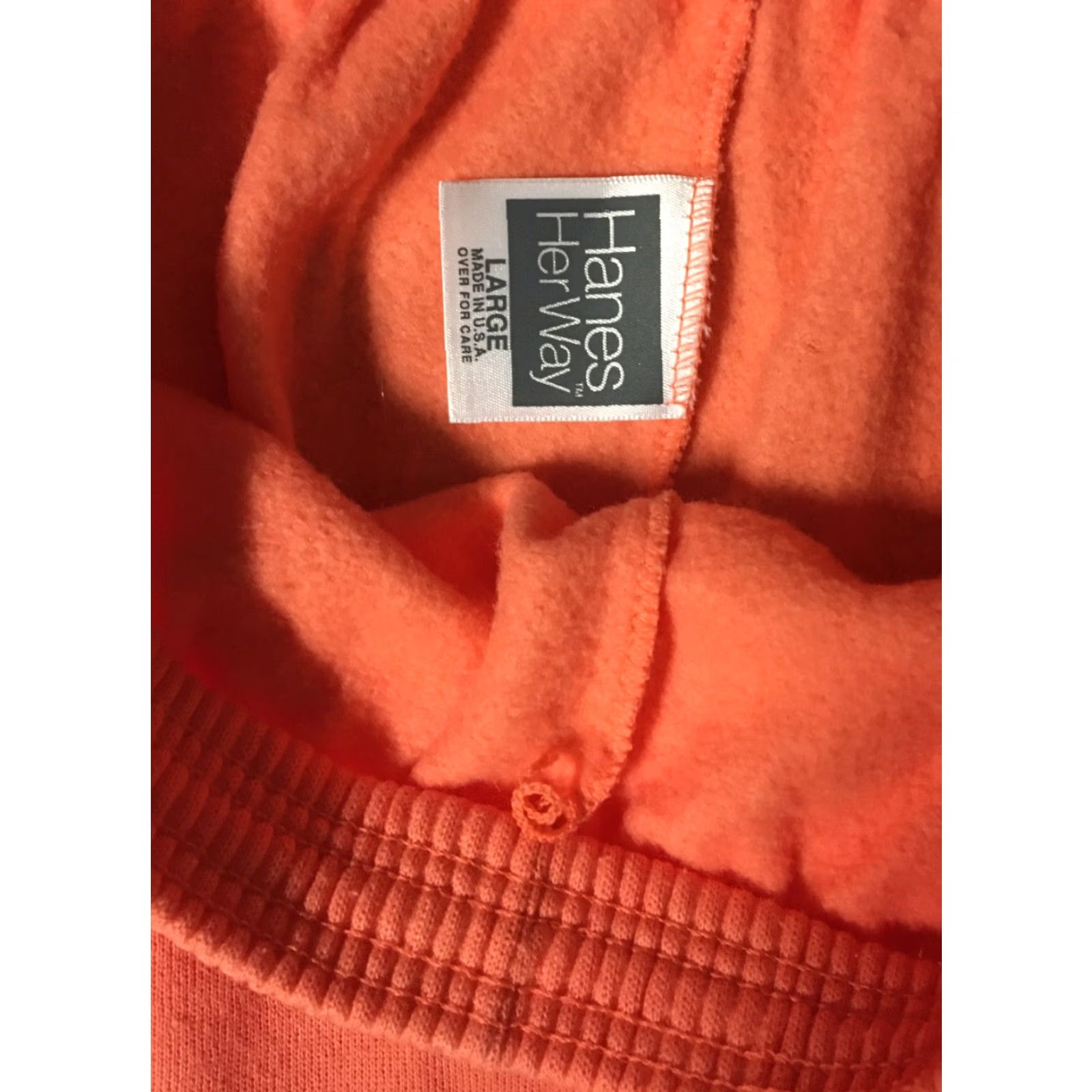 Hanes Vtg 80s Hanes Faded Sweatpants L USA Salmon Track Grunge Gym PE Vaporwave 90s Size 36" / US 14 / IT 50 - 4 Thumbnail
