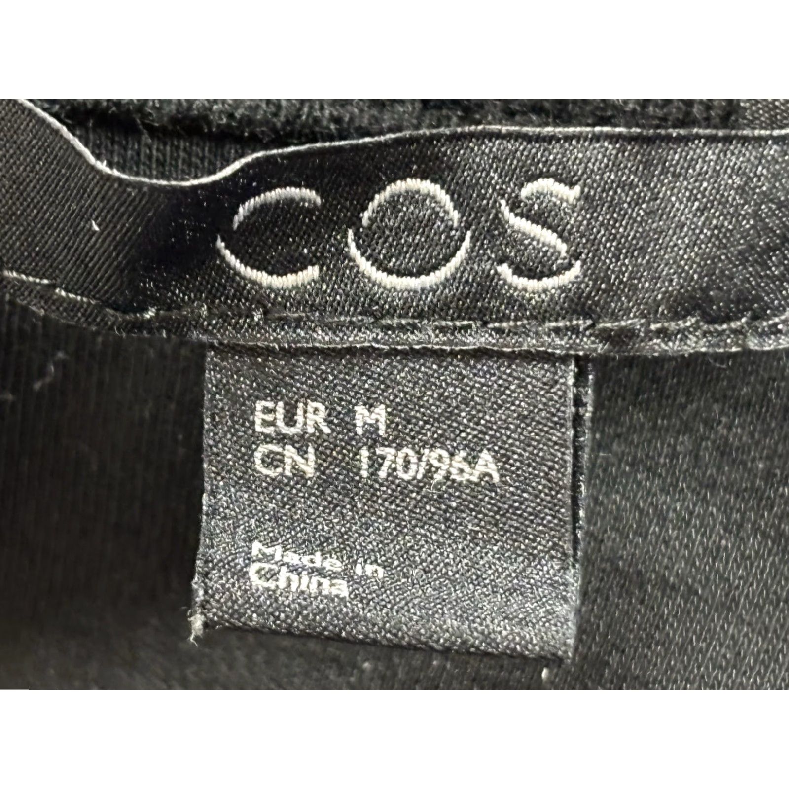 Cos COS Tunic Dress Women’s Black Shift Minimalist Lagenlook M Knee-Length Casual Travel Party/Cocktail Business V-Neck Half Sleeve Pullover Cotton Size M / US 6-8 / IT 42-44 - 6 Thumbnail
