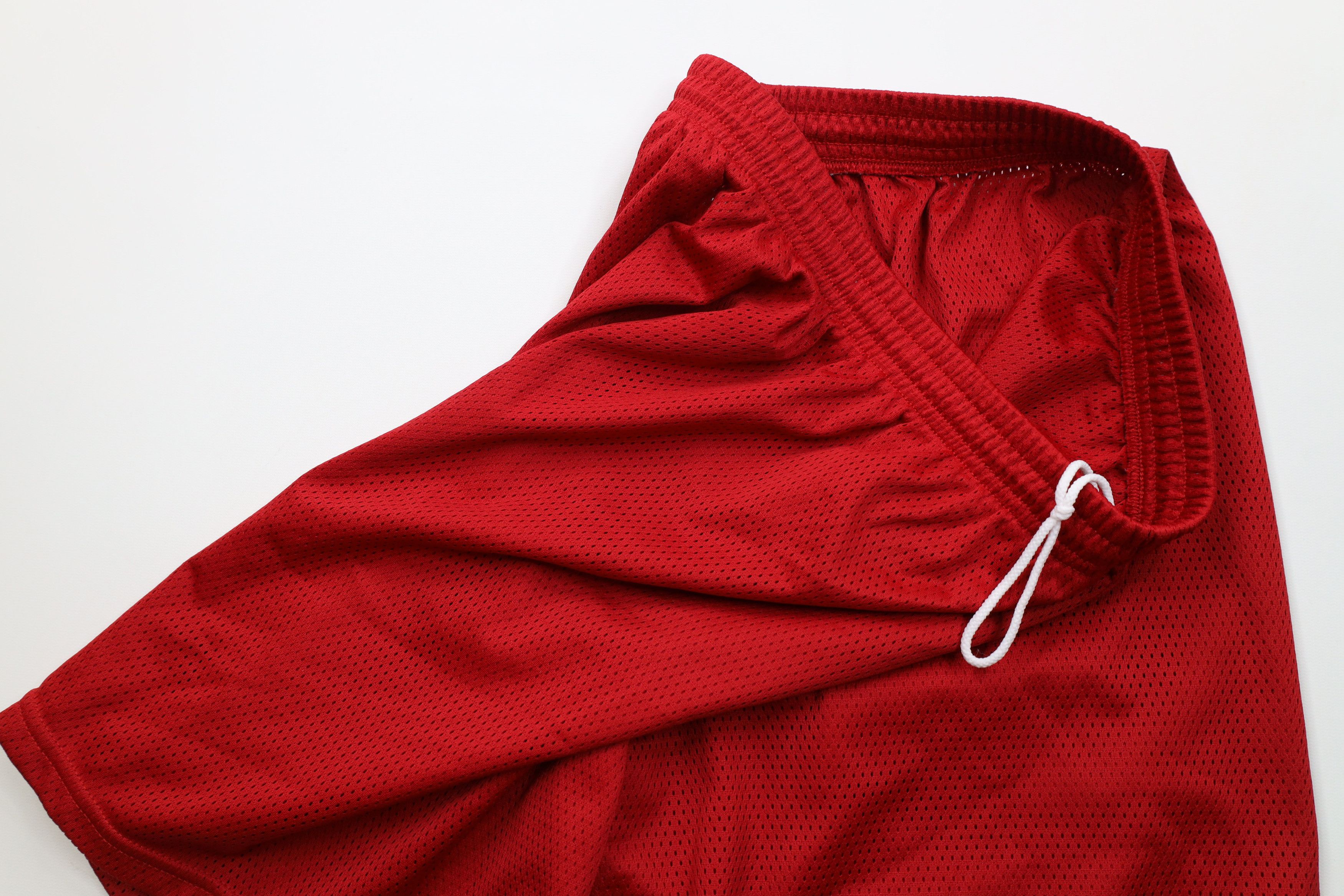 Nike Vintage 90s Nike Mini Swoosh Above Knee Shorts Red Mesh Size US 34 / EU 50 - 6 Thumbnail