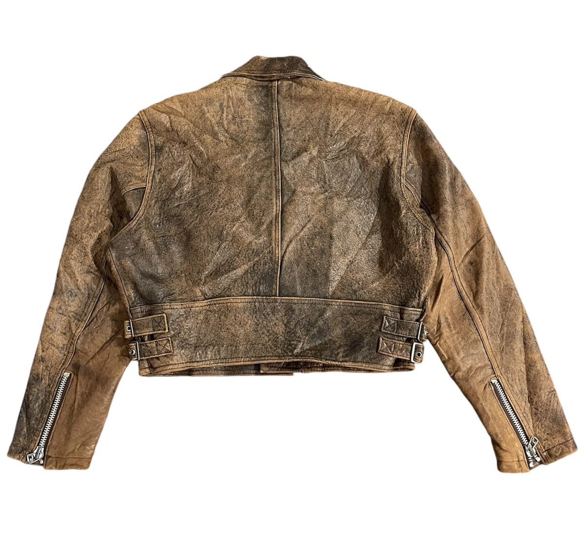 Vintage Wind Armor Indian Motorcyle Leather Jacket Size US L / EU 52-54 / 3 - 2 Thumbnail