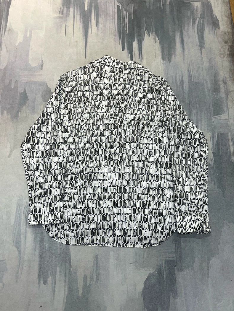 Dior Dior Size43 Full logo letter printed shirt Size US S / EU 44-46 / 1 - 2 Thumbnail