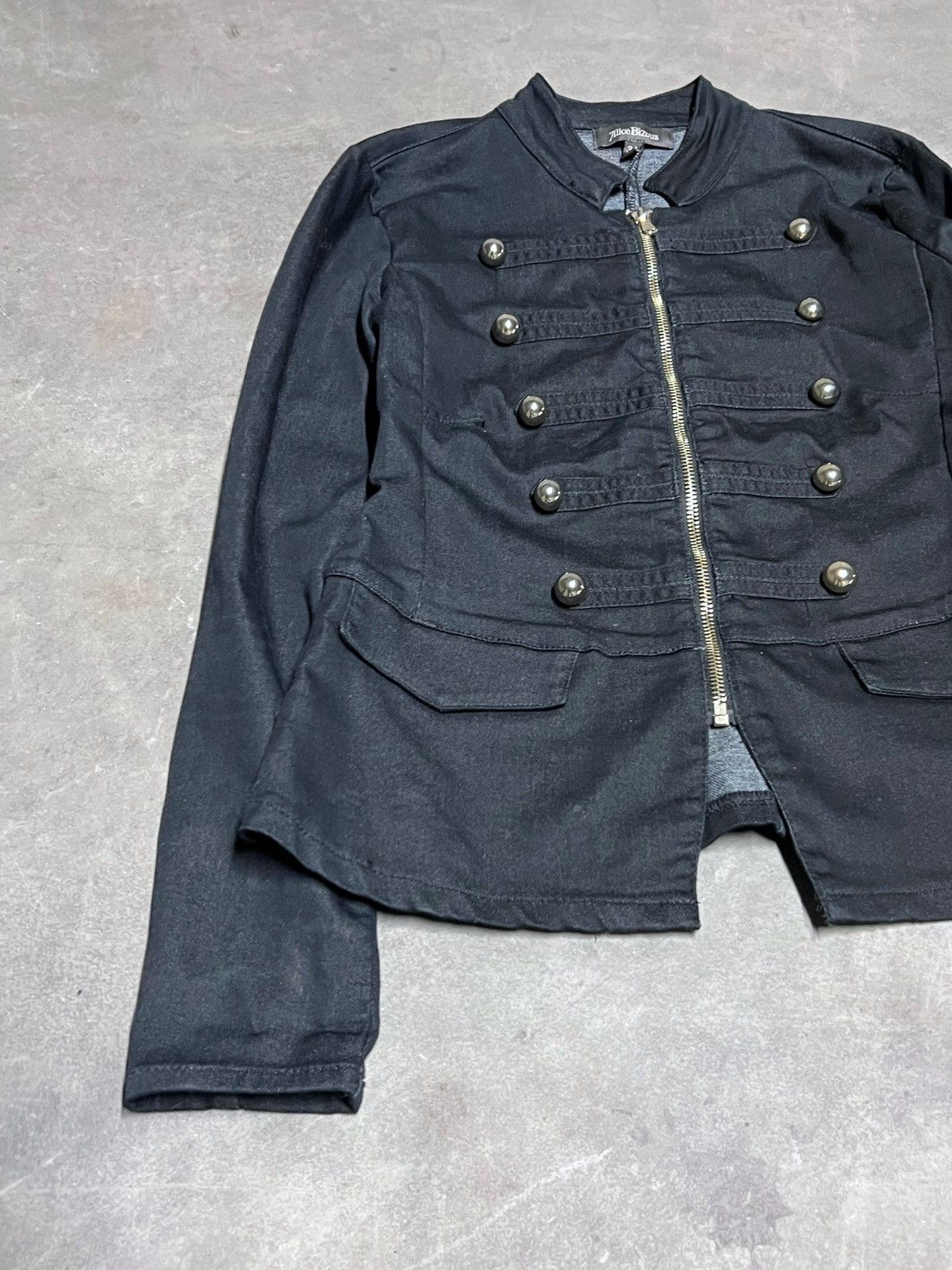 Hedi Slimane Napoleon Indie Sleaze Vintage Cropped Jacket Size M / US 6-8 / IT 42-44 - 2 Thumbnail