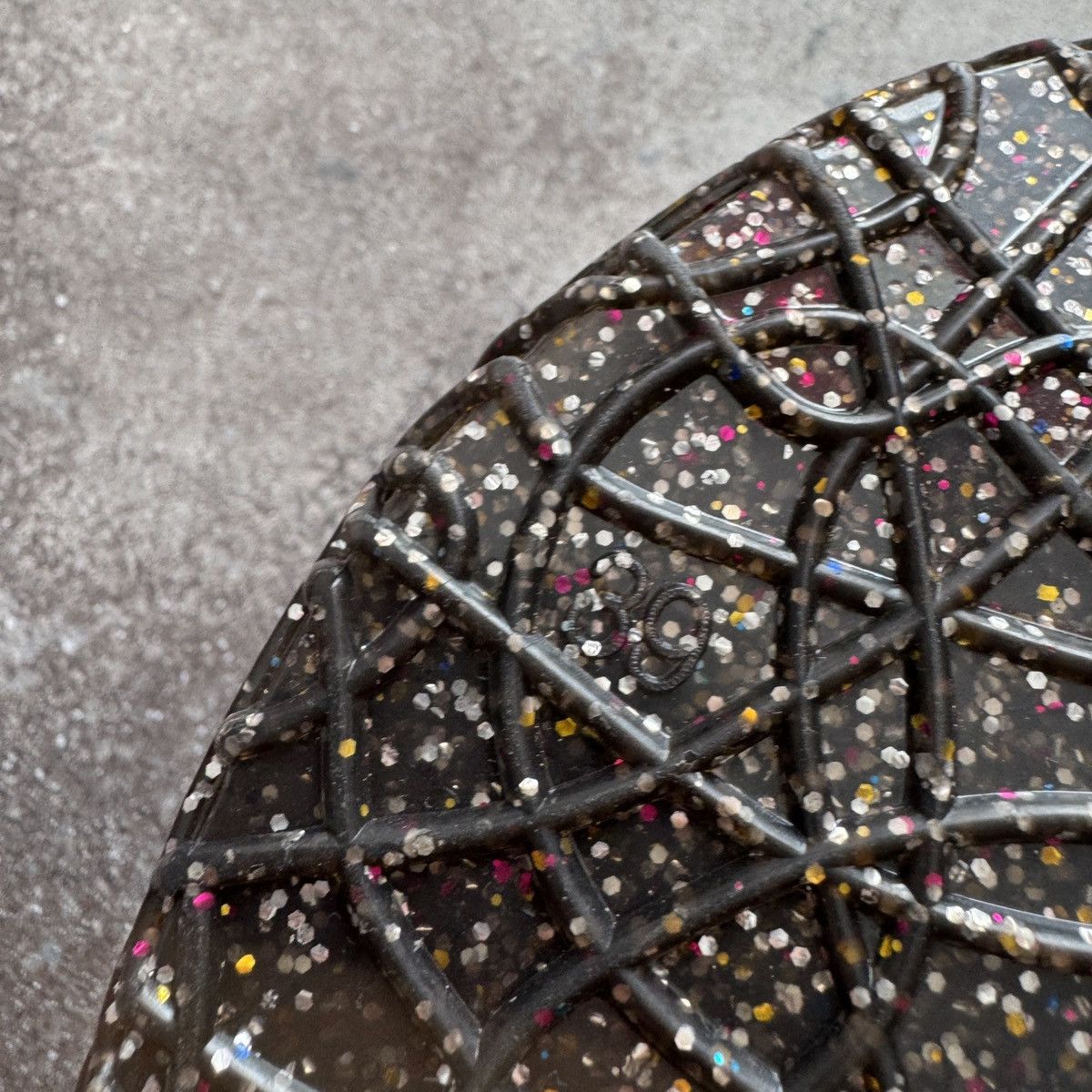 Hysteric Glamour Anglomania Y2K Transparent Glitter Jelly Flats Mesh Ballet Size US 9 / IT 39 - 9 Thumbnail
