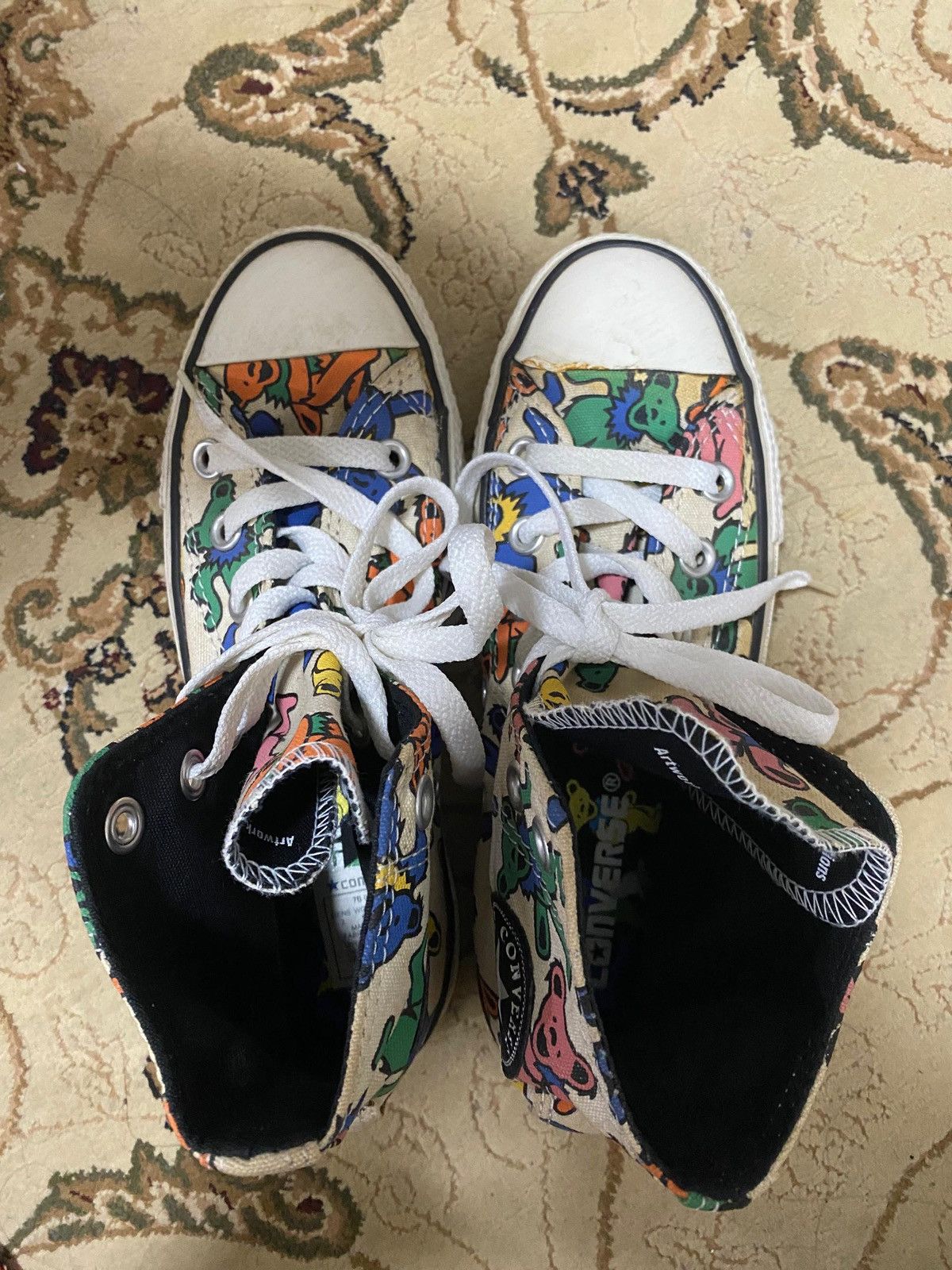 Converse Chuck Taylor x Grateful Dead Dancing Bears UK 3