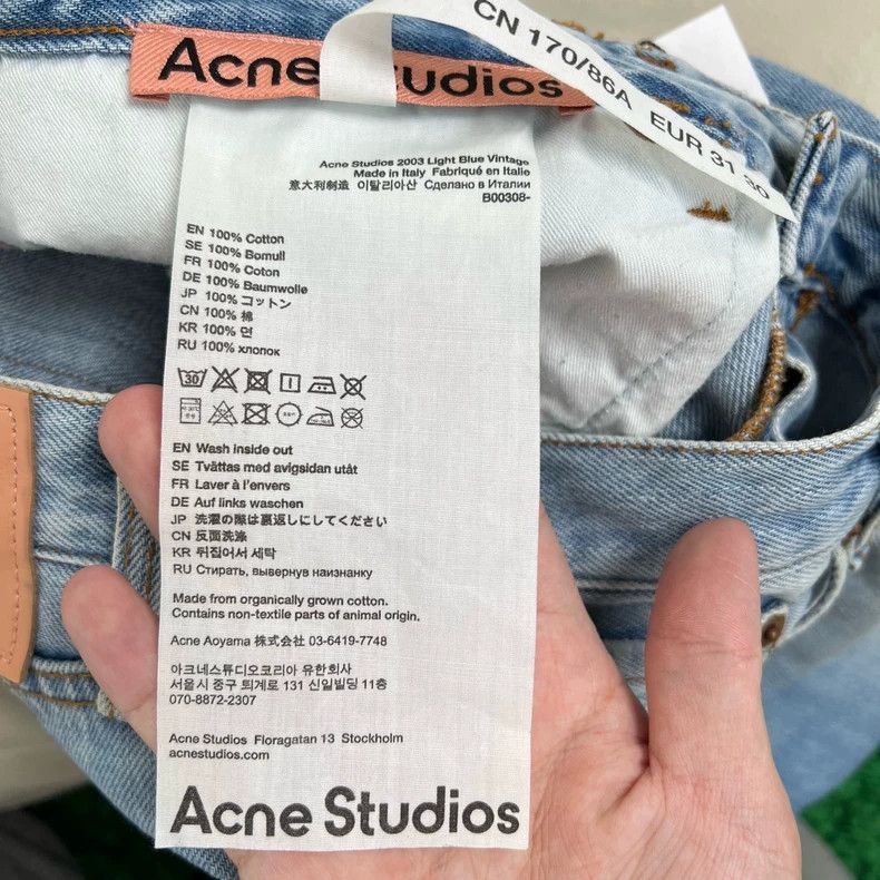 Acne Studios acne studios Light blue wash jeans 2502-Nextarrow Size US 31 - 6 Thumbnail