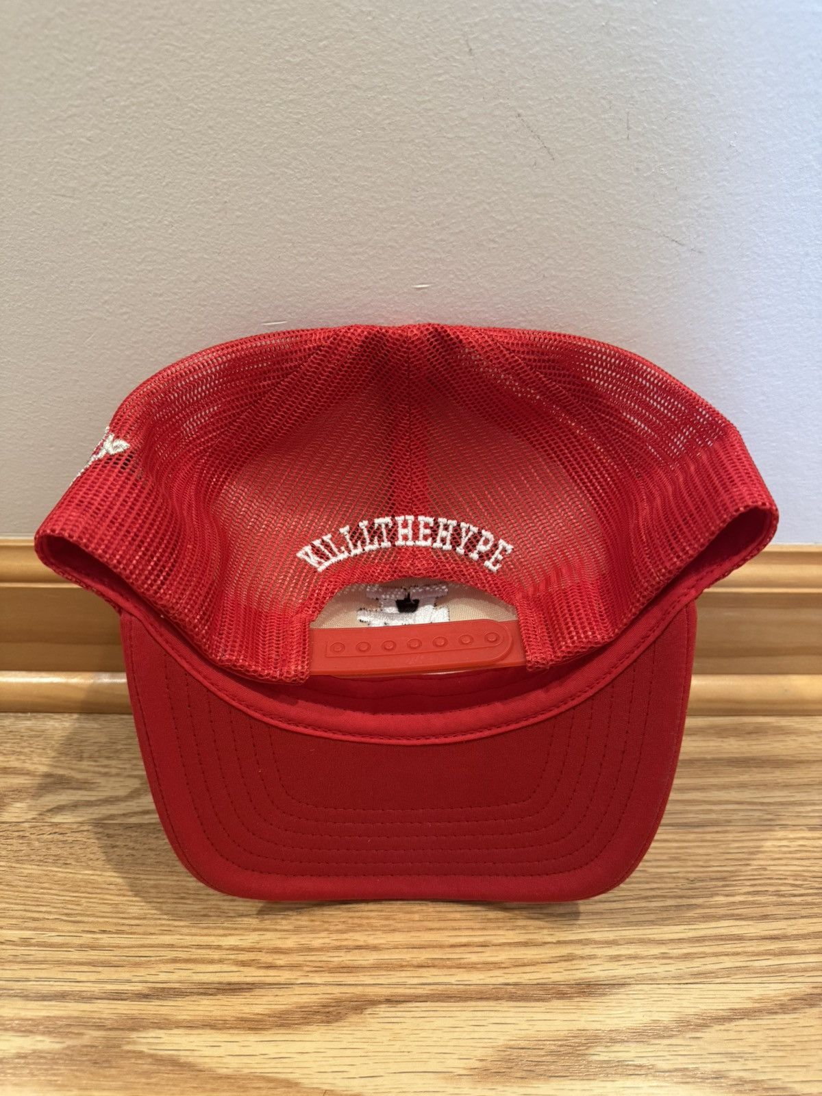 Other Kill the Hype KTH Red Trucker Hat Size ONE SIZE - 3 Thumbnail