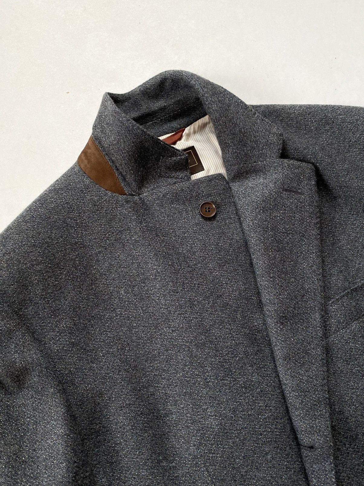 Loro Piana 🔥RRp 3740$ Loro Piana 100% Cashmere Goatskin Grey Blazer Size 42R - 6 Thumbnail