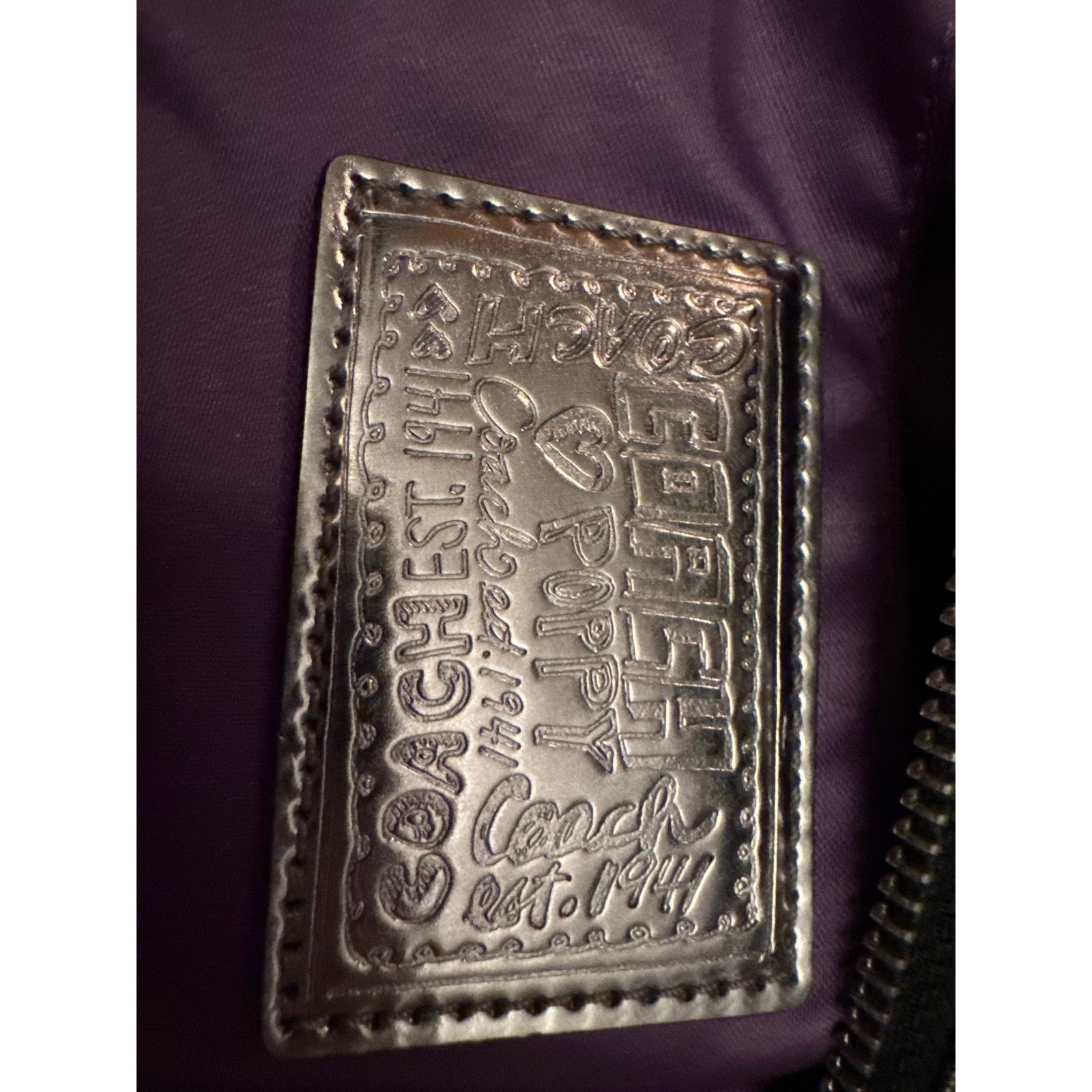 Coach Coach Poppy Crossbody Black / Gray Silver Metallic Size ONE SIZE - 2 Thumbnail