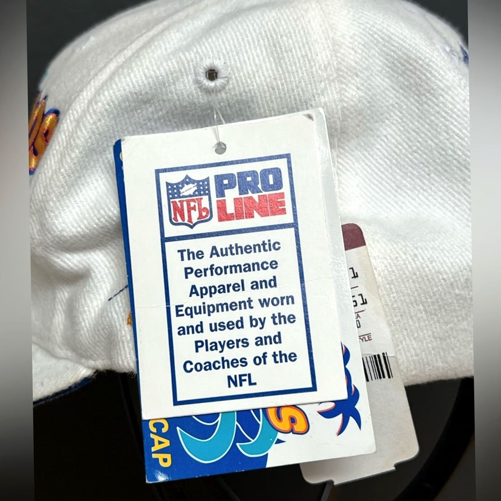 Sports Specialties VINTAGE Denver Broncos Hat Conference Champions Sports Specialties Pro Line Snapback White Mens One Size Size ONE SIZE - 4 Thumbnail