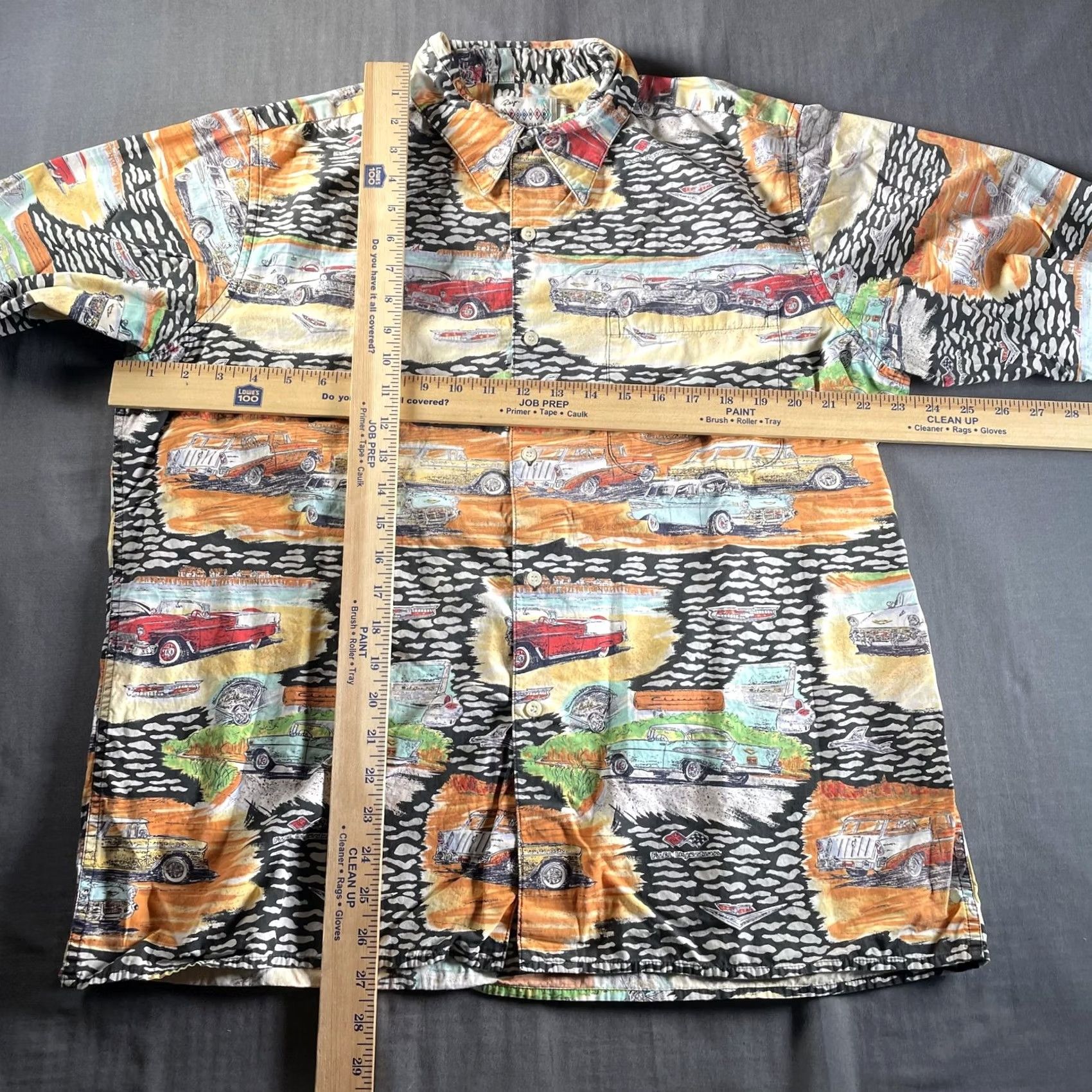 Reyn Spooner Reyn Spooner Shirt Mens Large Multicolor Classic Car Hawaiian Aloha Cotton Size US L / EU 52-54 / 3 - 4 Thumbnail