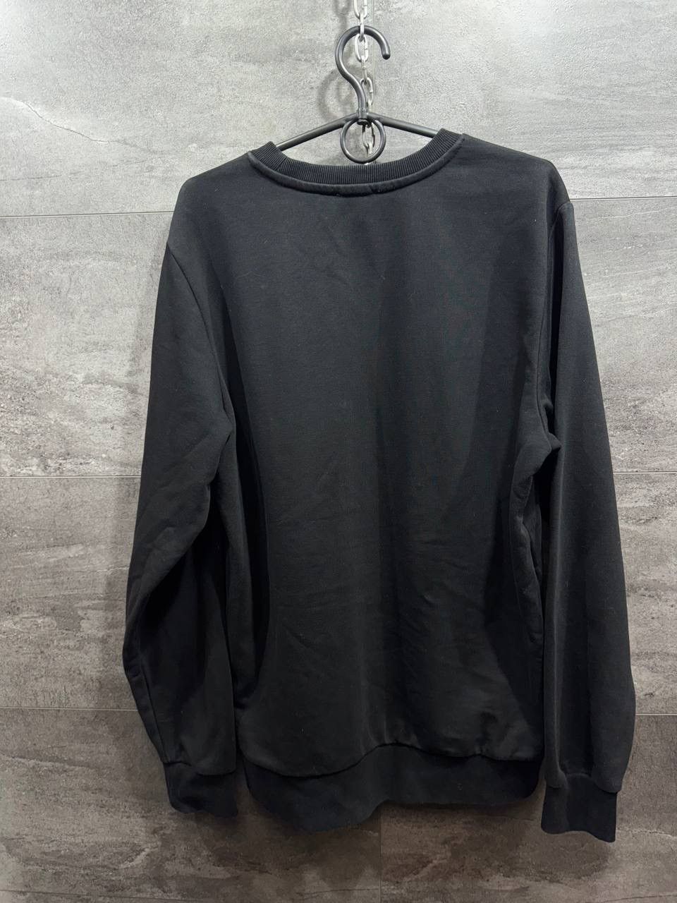 Diesel DIESEL Men’s Crew Neck Sweatshirt Black Denim Division Size US L / EU 52-54 / 3 - 15 Thumbnail